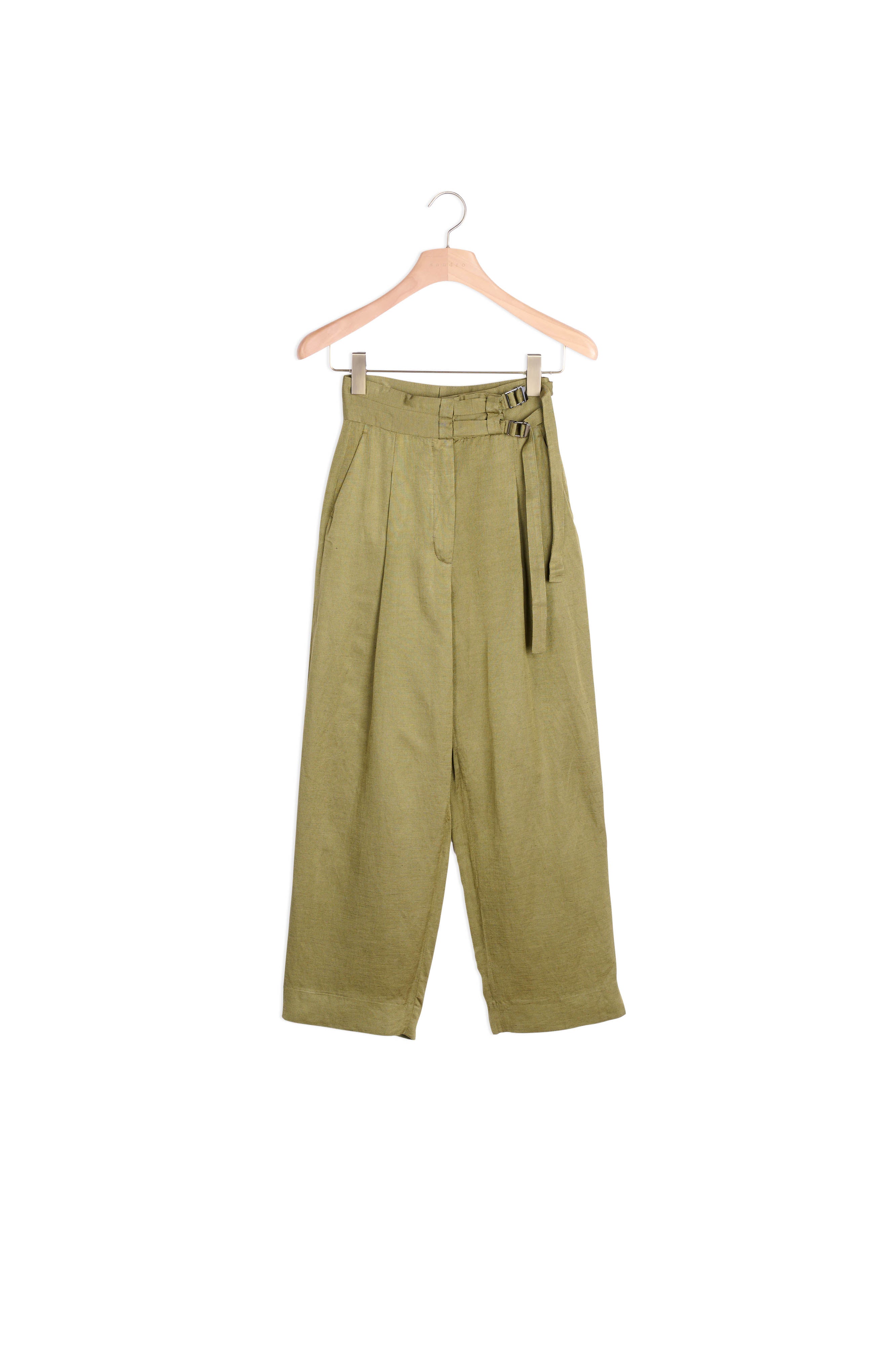 Pantalon avec ceinture à double passant Sandro seconde main