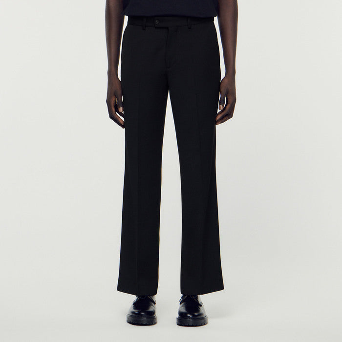 Pantalon en laine mélangée Sandro seconde main