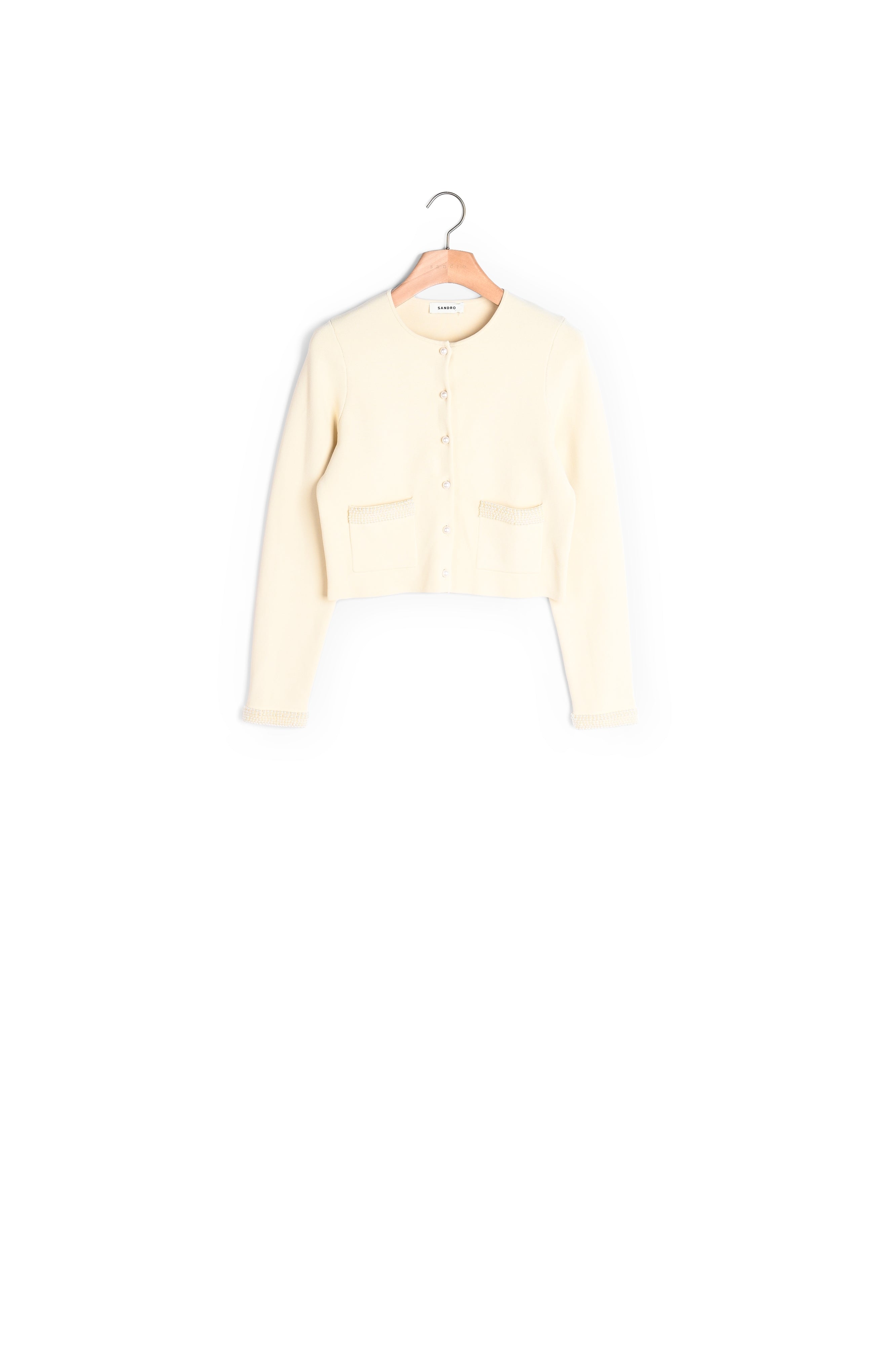 Cardigan orné de perles Sandro seconde main