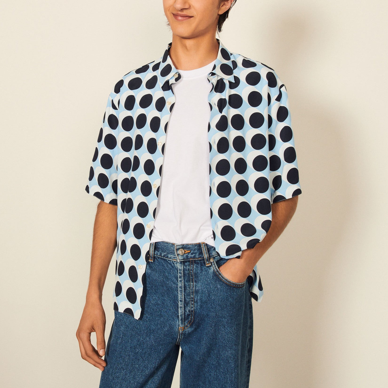 Chemise fluide imprimée Sandro seconde main