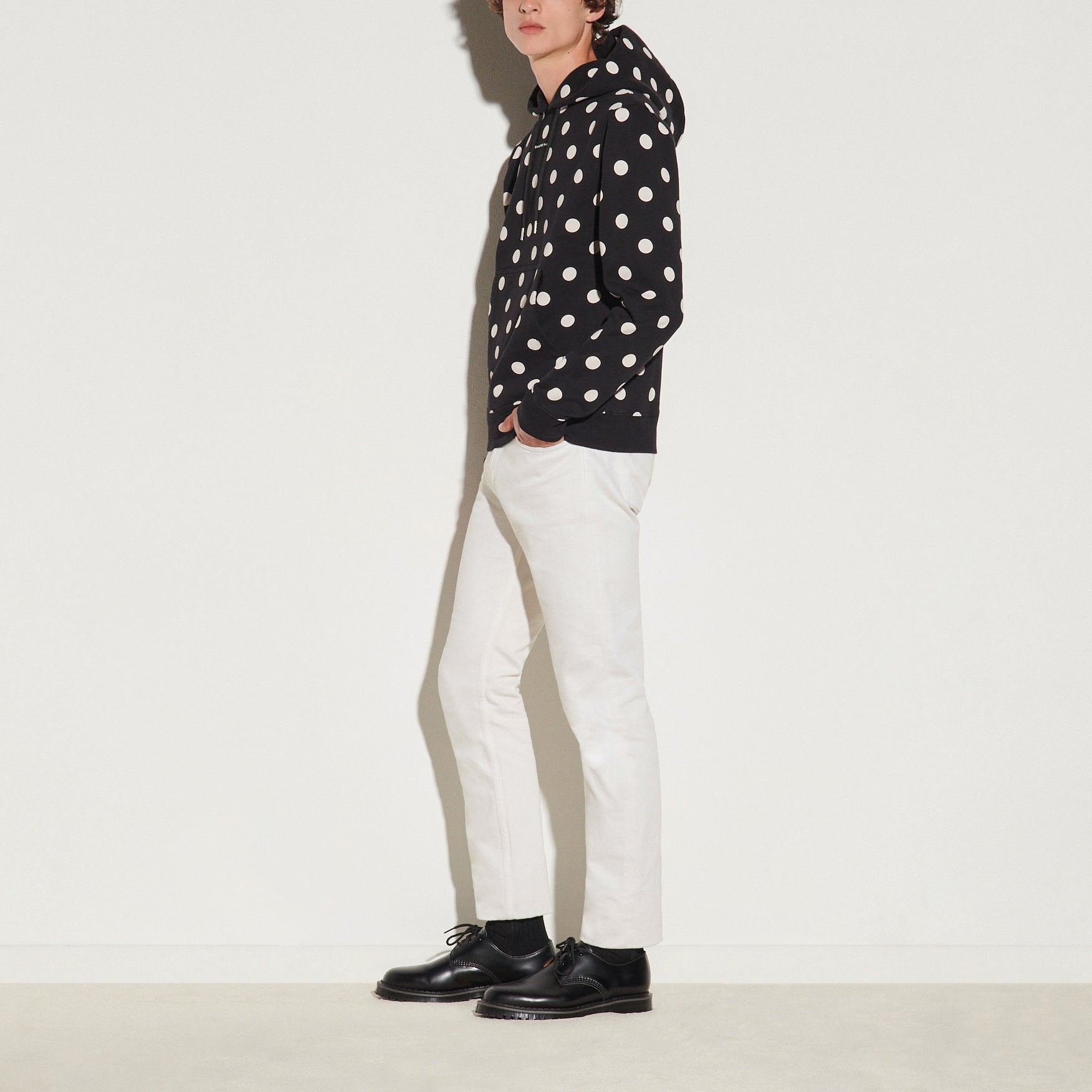 Sweat à capuche à pois Sandro seconde main