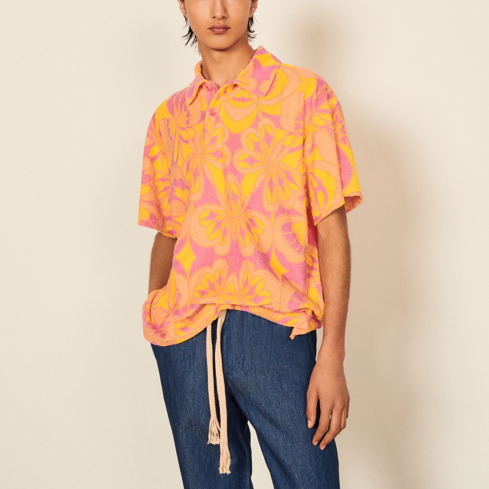 Polo oversize à motifs Sandro seconde main