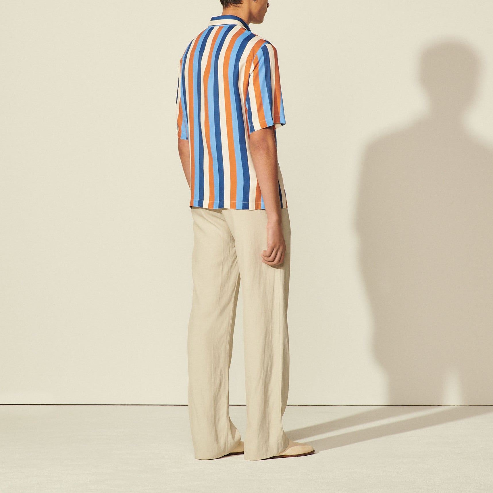 Chemise fluide à rayures imprimées Sandro seconde main