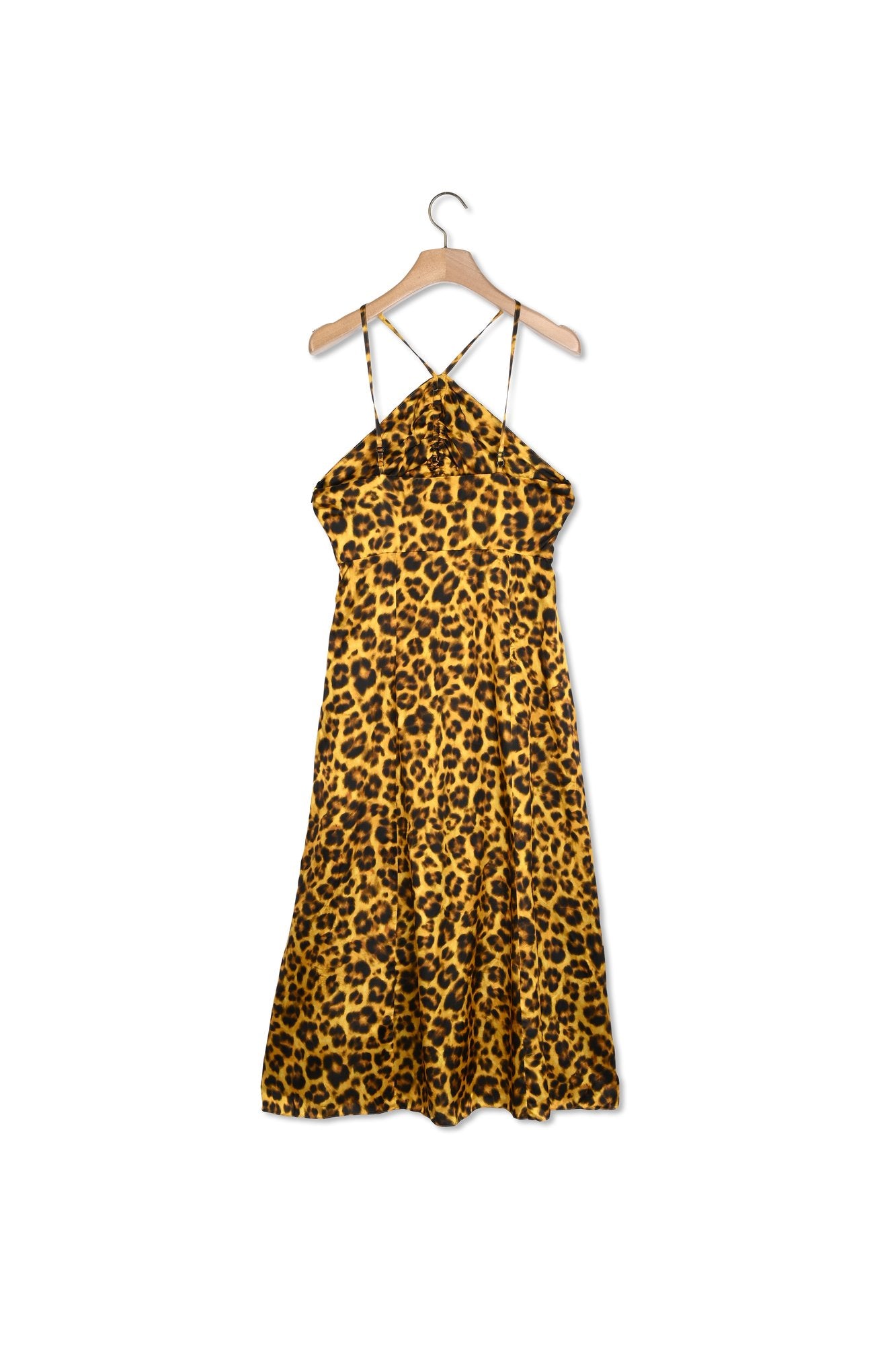 Robe longue imprimé léopard Sandro seconde main