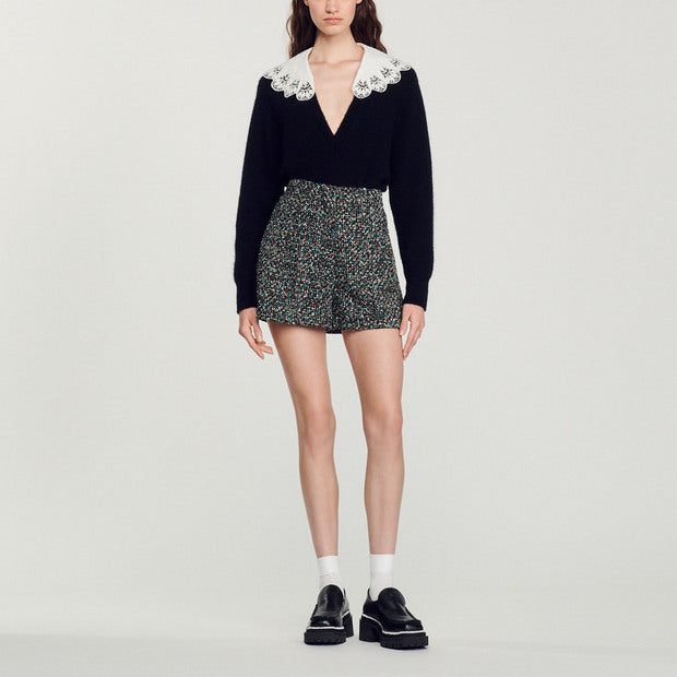 Short en tweed Sandro seconde main