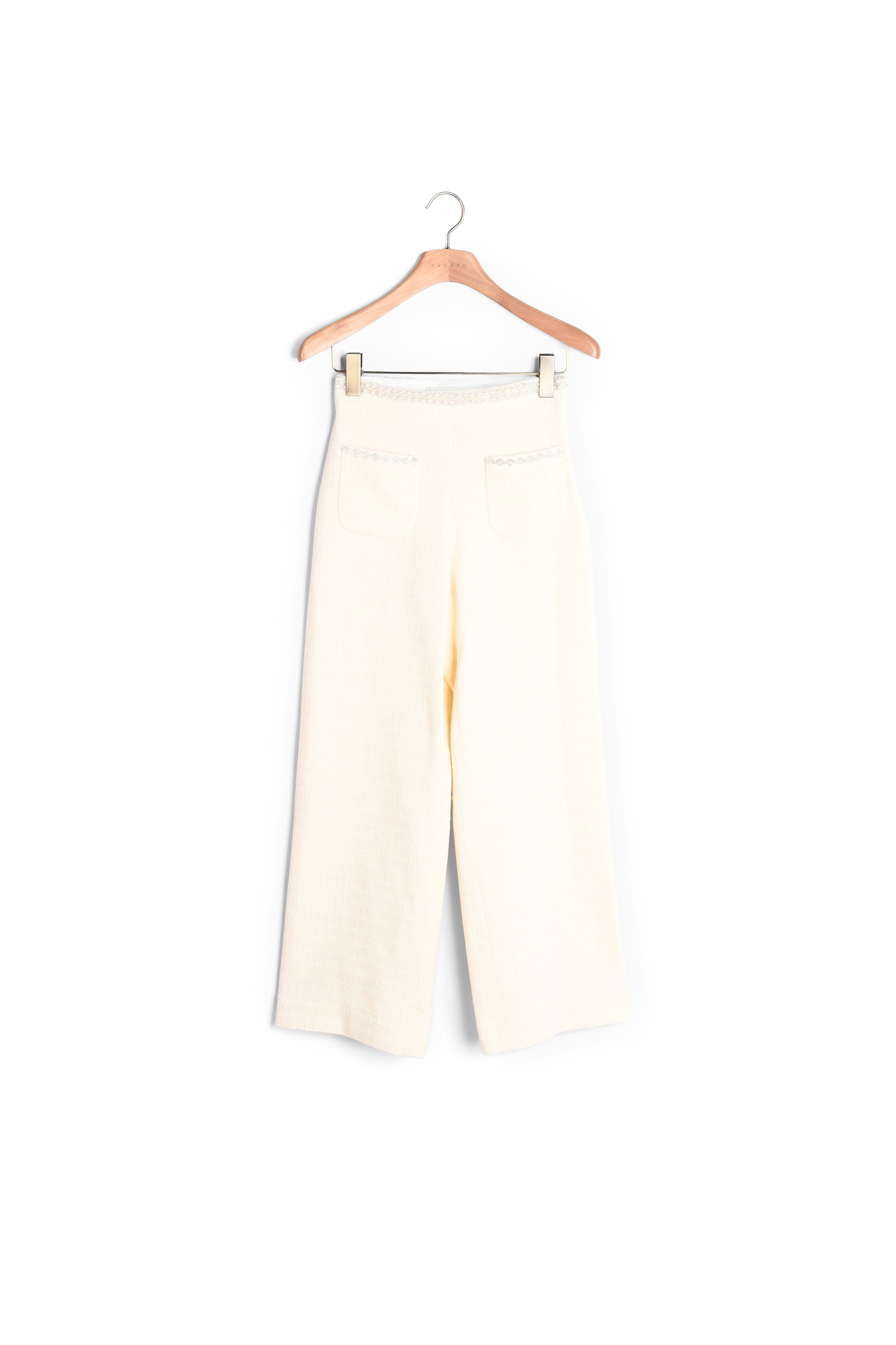 Pantalon en tweed Sandro seconde main