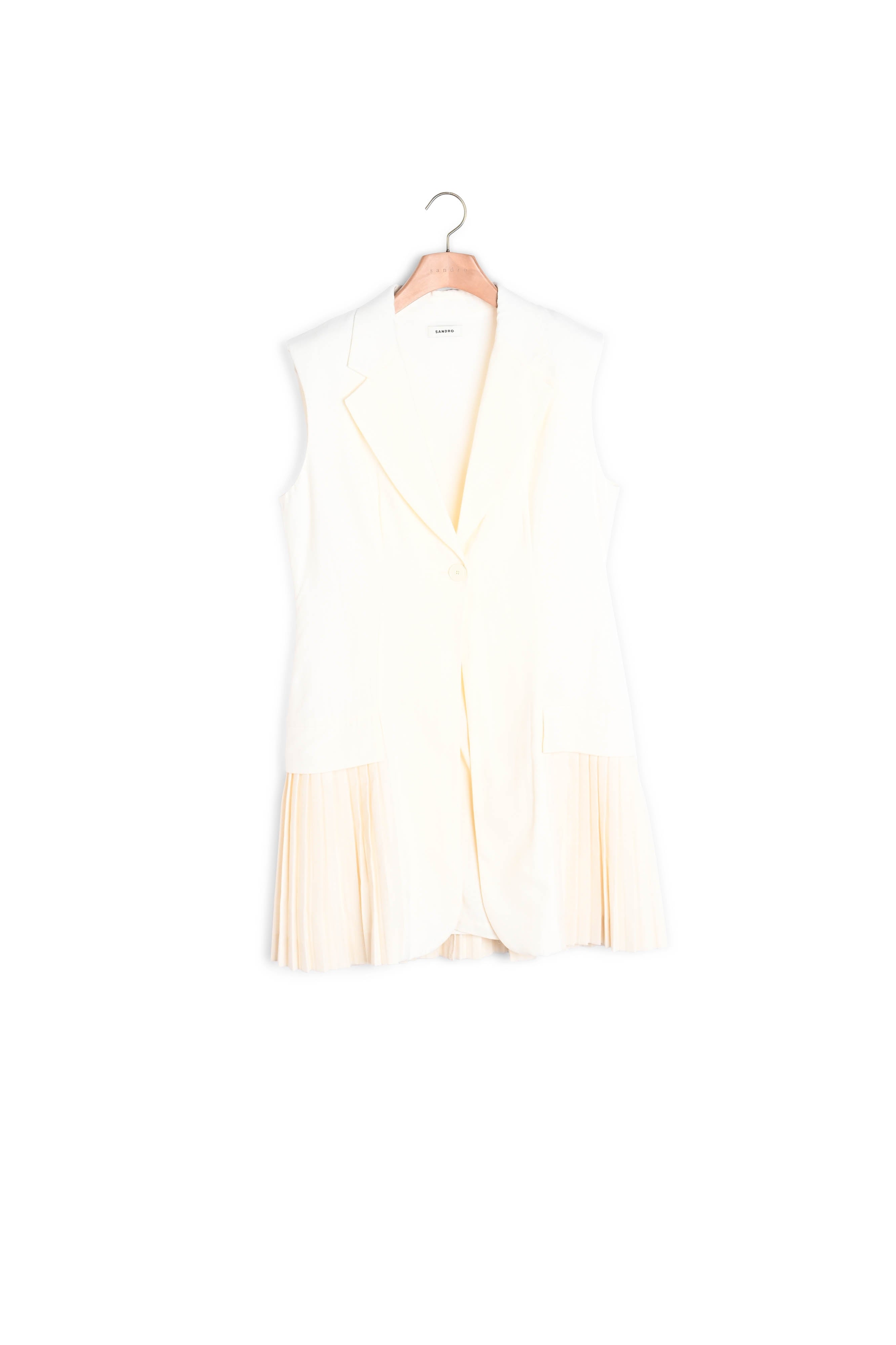 Robe courte tailleur plissée Sandro seconde main