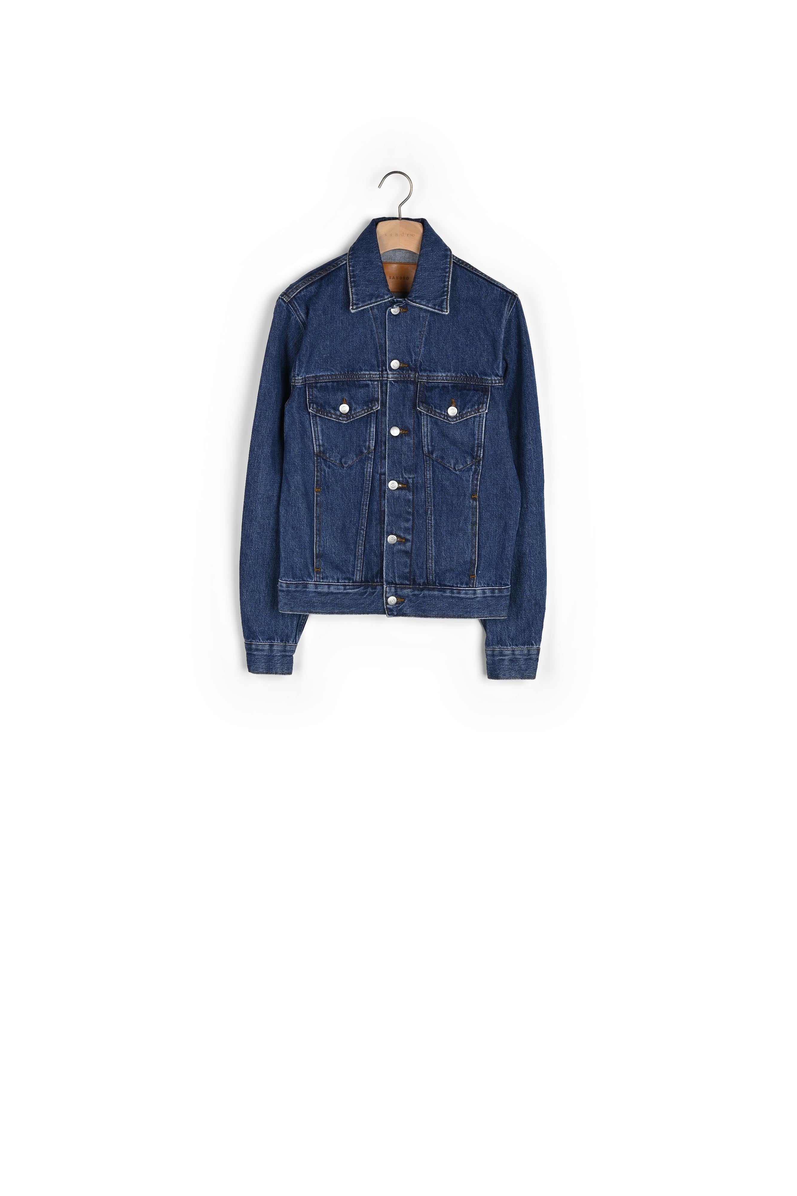 Blouson en Jean dos tie&dye Sandro seconde main