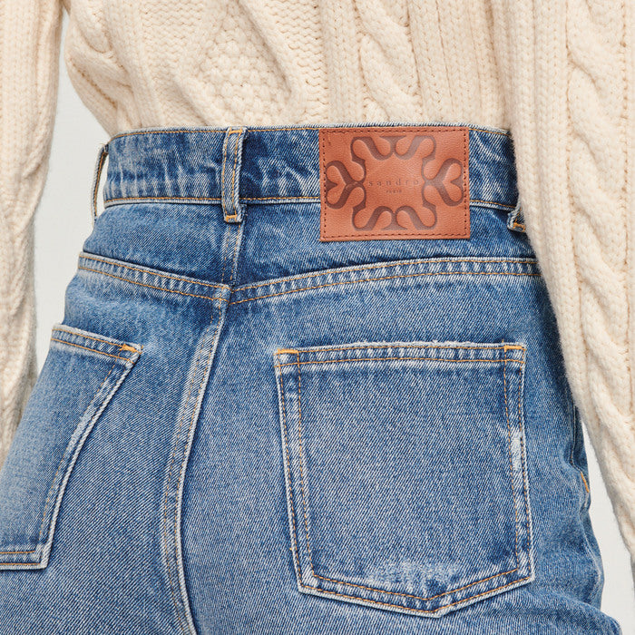 Jean droit déchiré Sandro seconde main