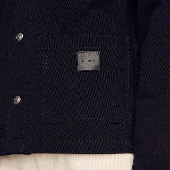 Blouson worker en coton Sandro seconde main