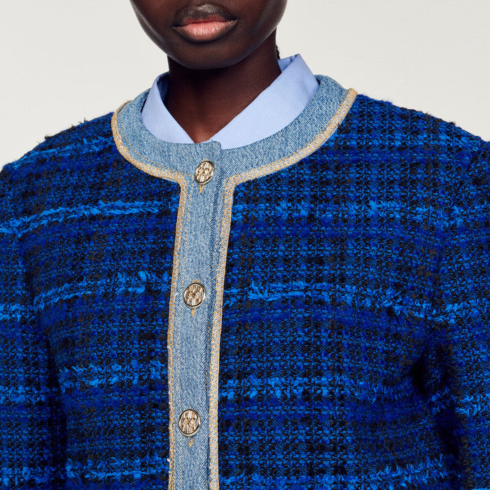 Veste en tweed Sandro seconde main