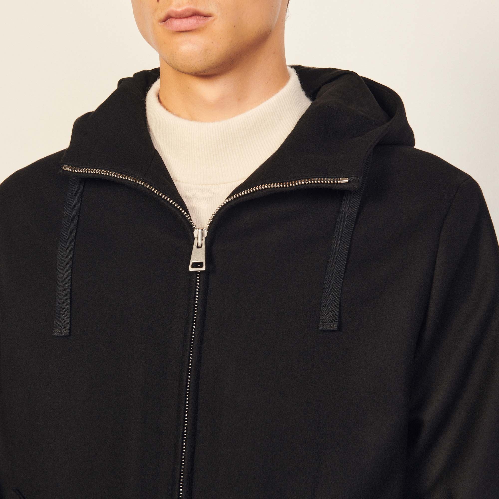 Manteau Noir Sandro seconde main