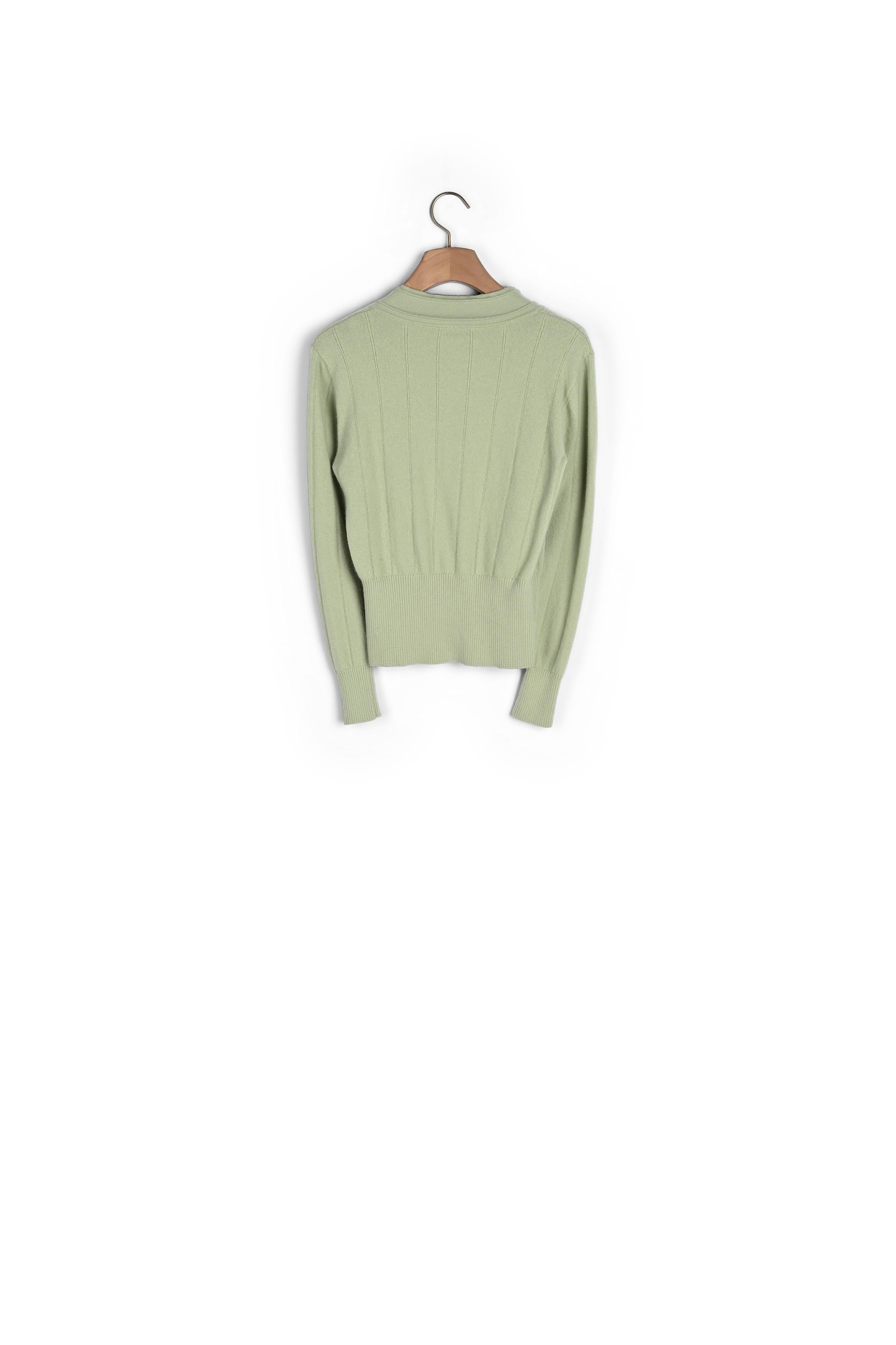 Pull en Maille à col V Sandro seconde main