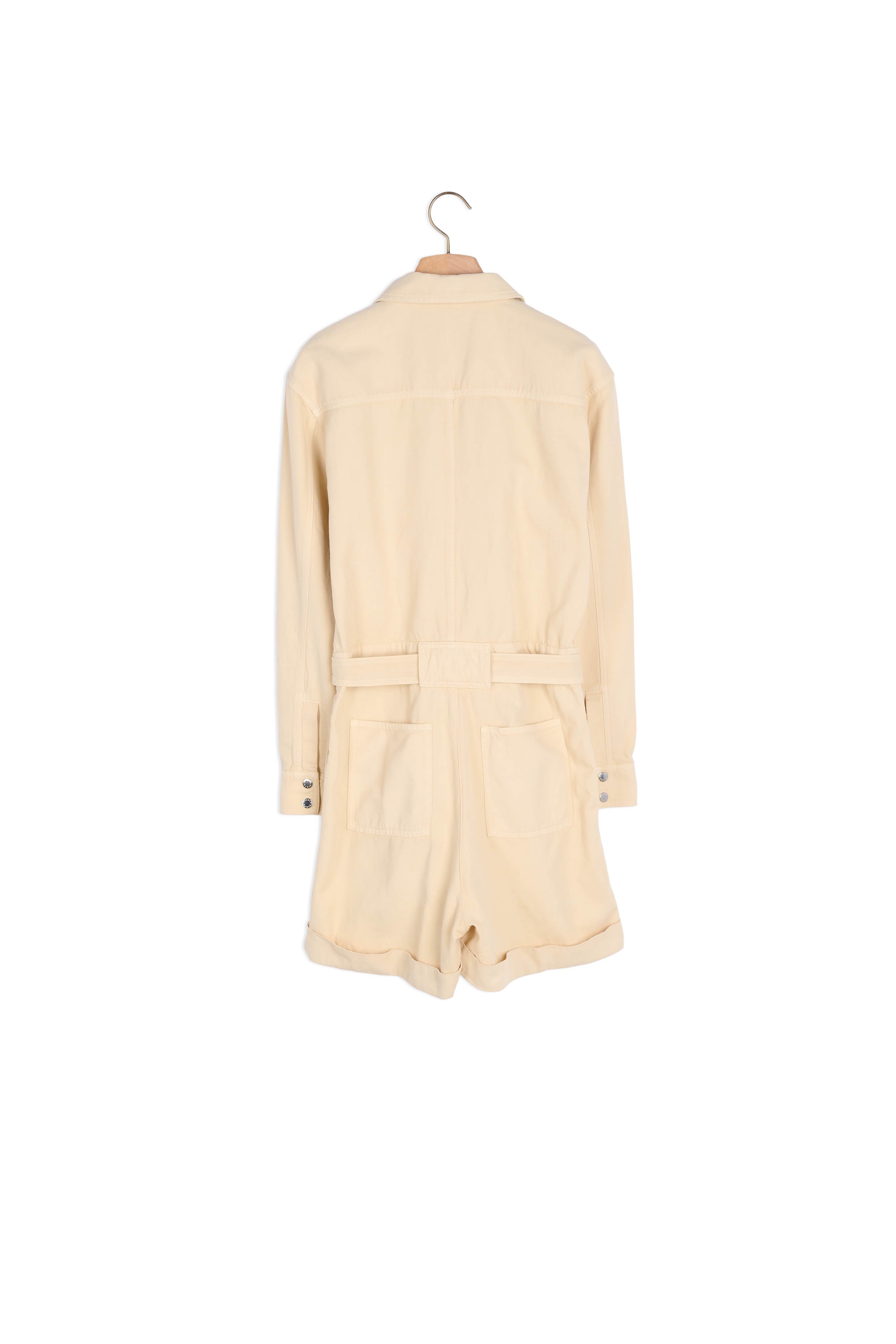 Combinaison Short en coton et lin Sandro seconde main