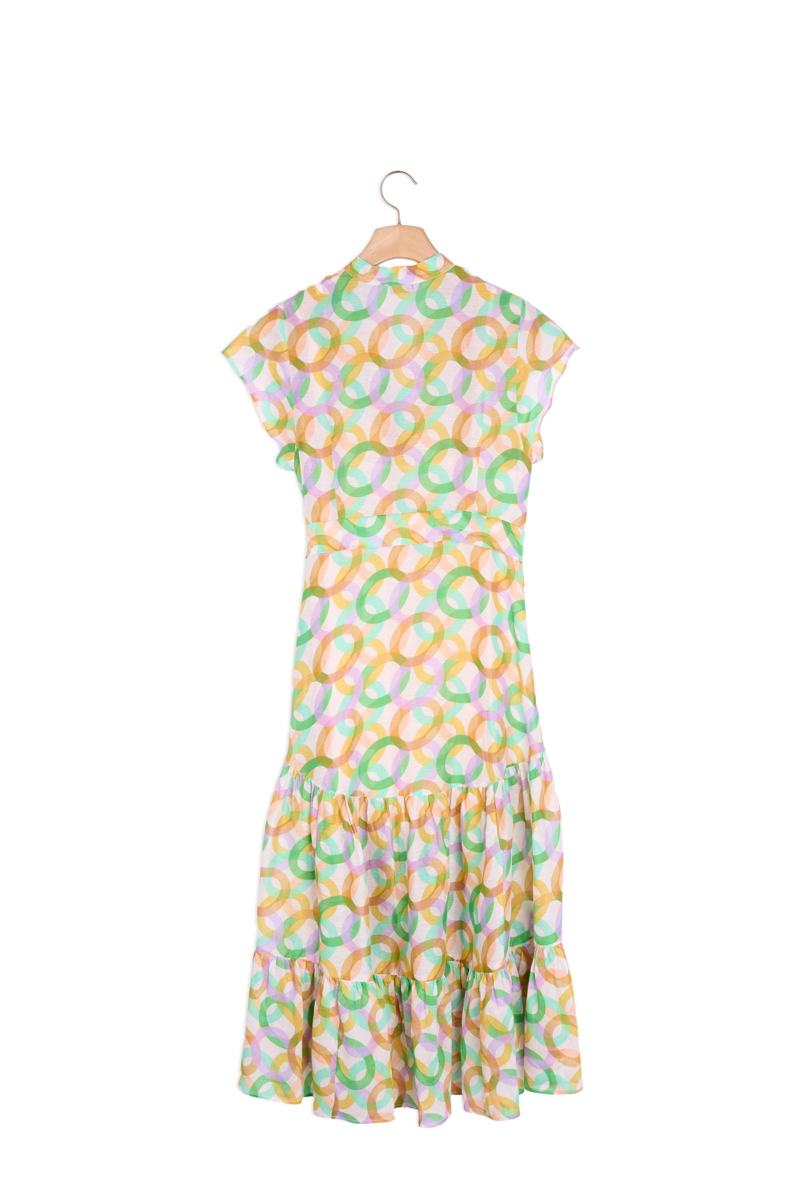 Robe longue sans manches imprimée Sandro seconde main