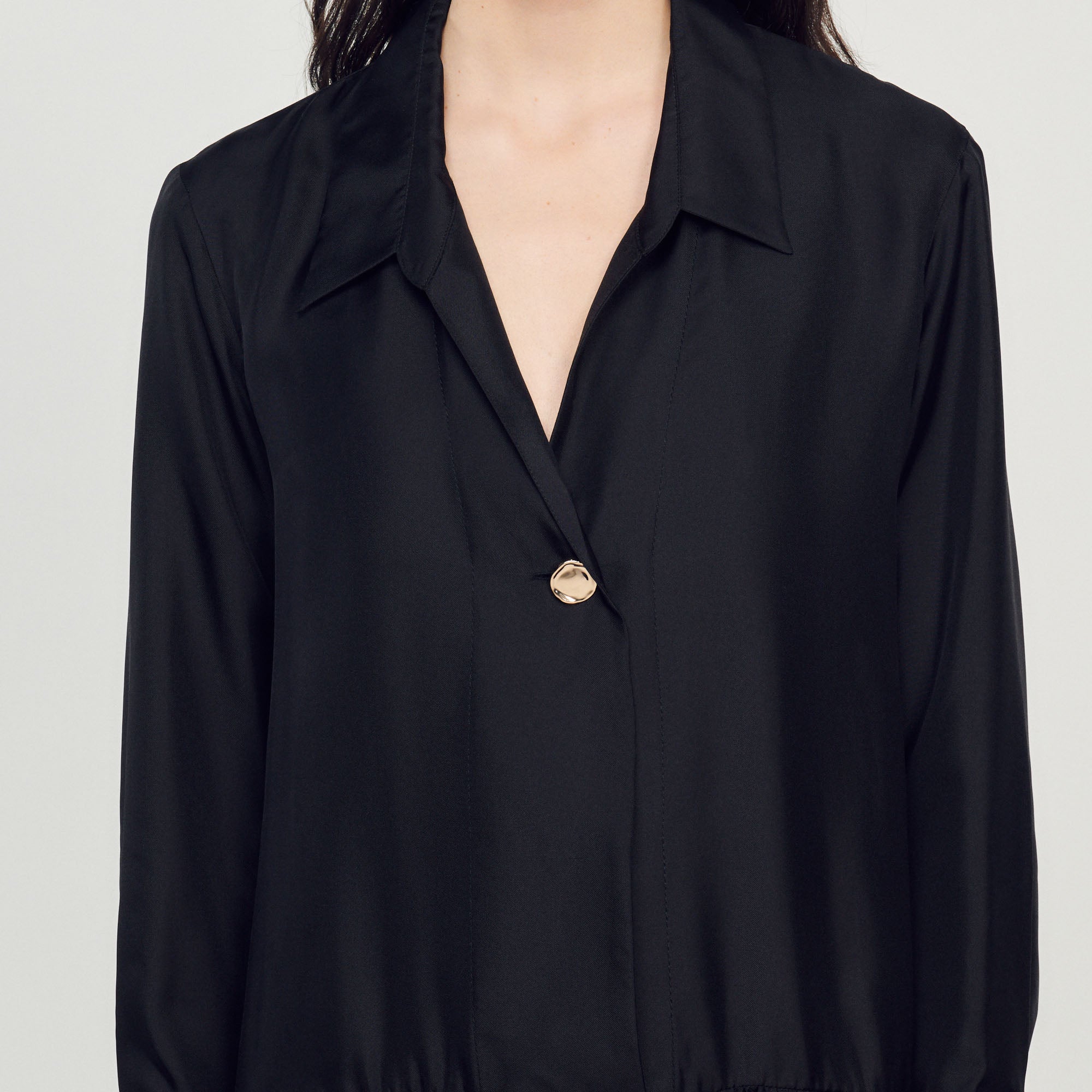 Robe courte en soie Sandro seconde main