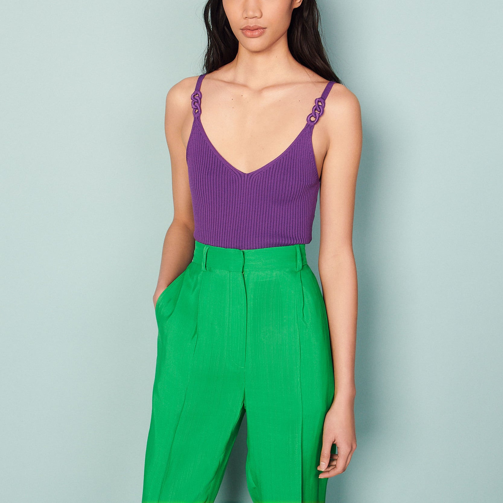 Débardeur en Maille Sandro seconde main