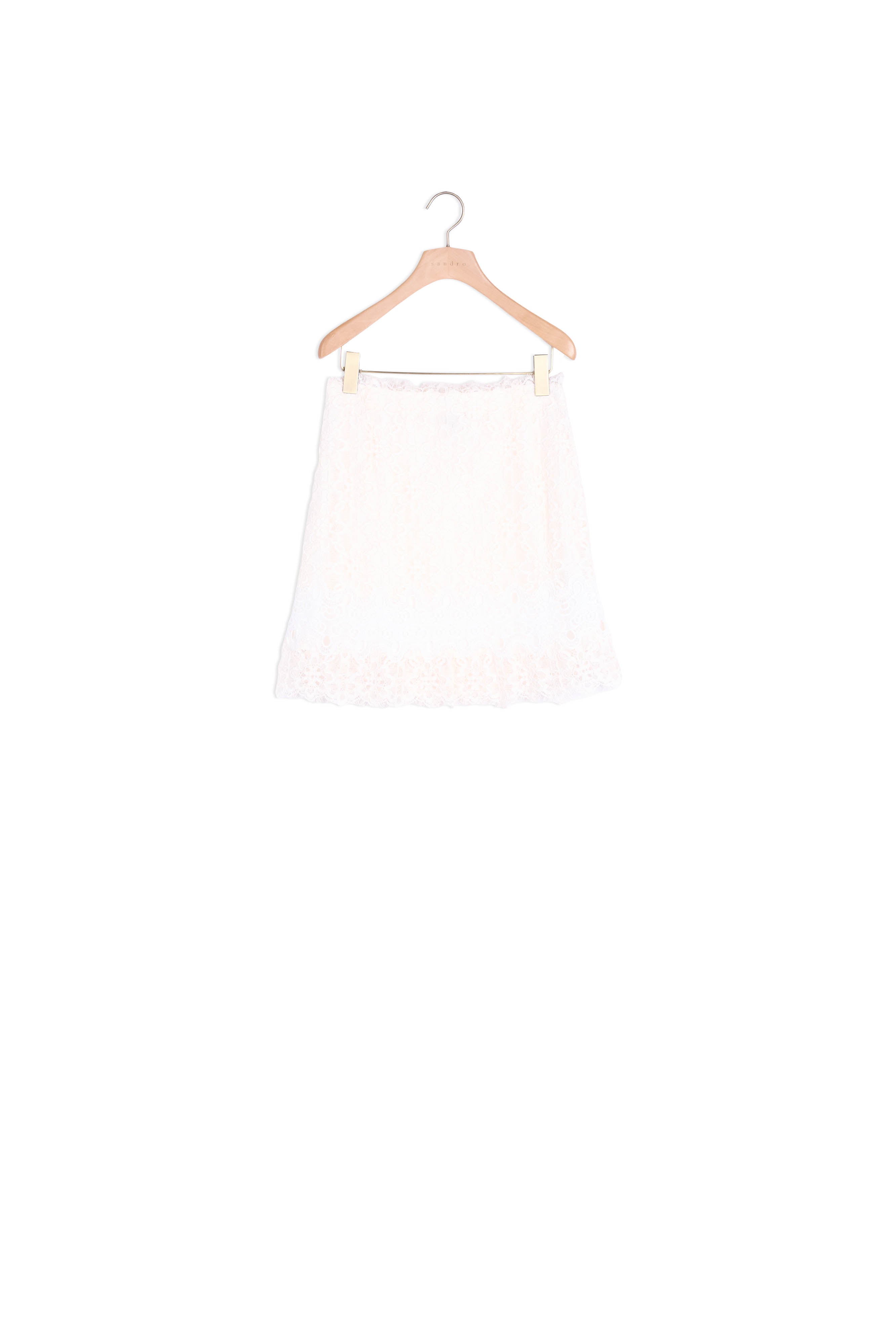 Jupe courte en dentelle Sandro seconde main