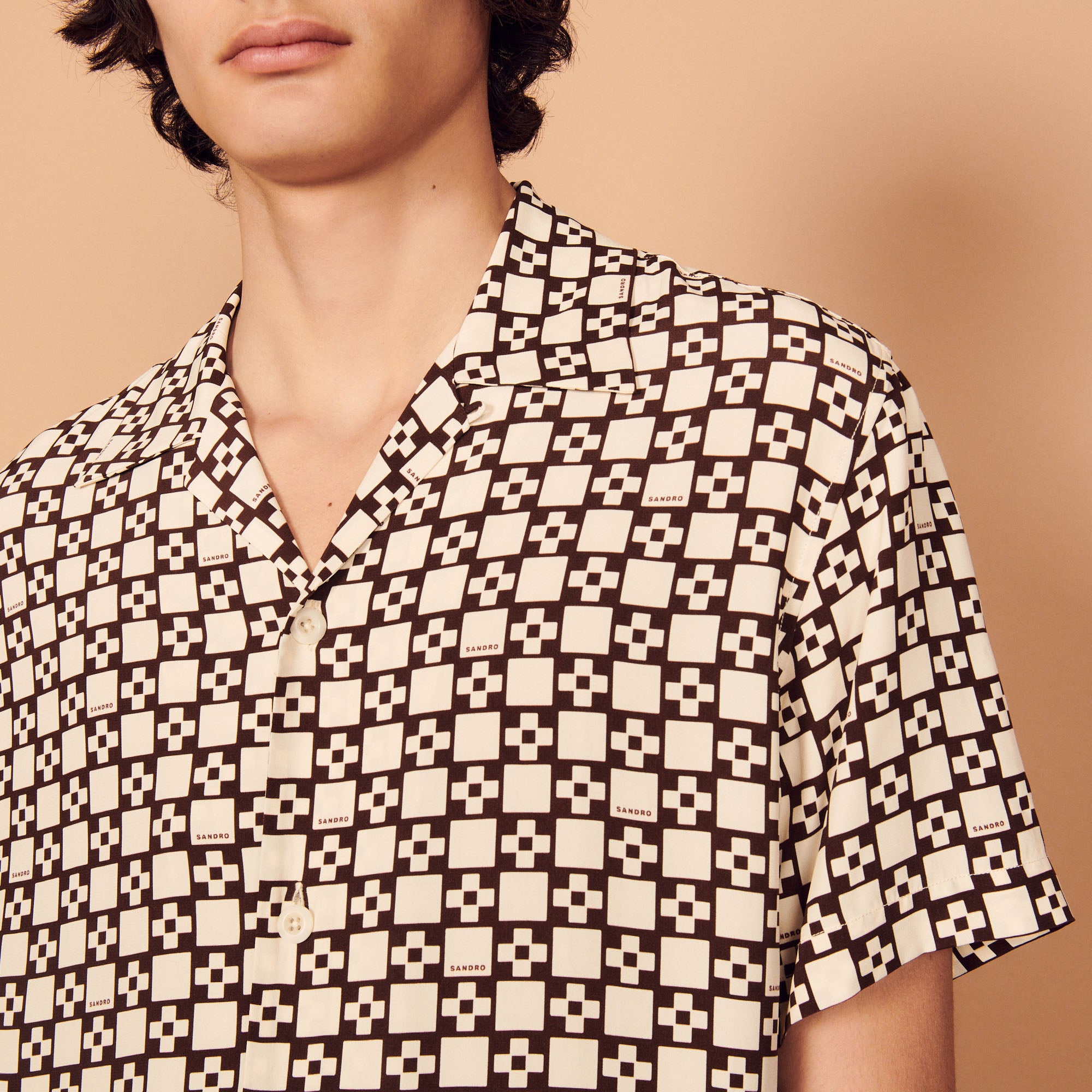 Chemise fluide imprimée Sandro seconde main