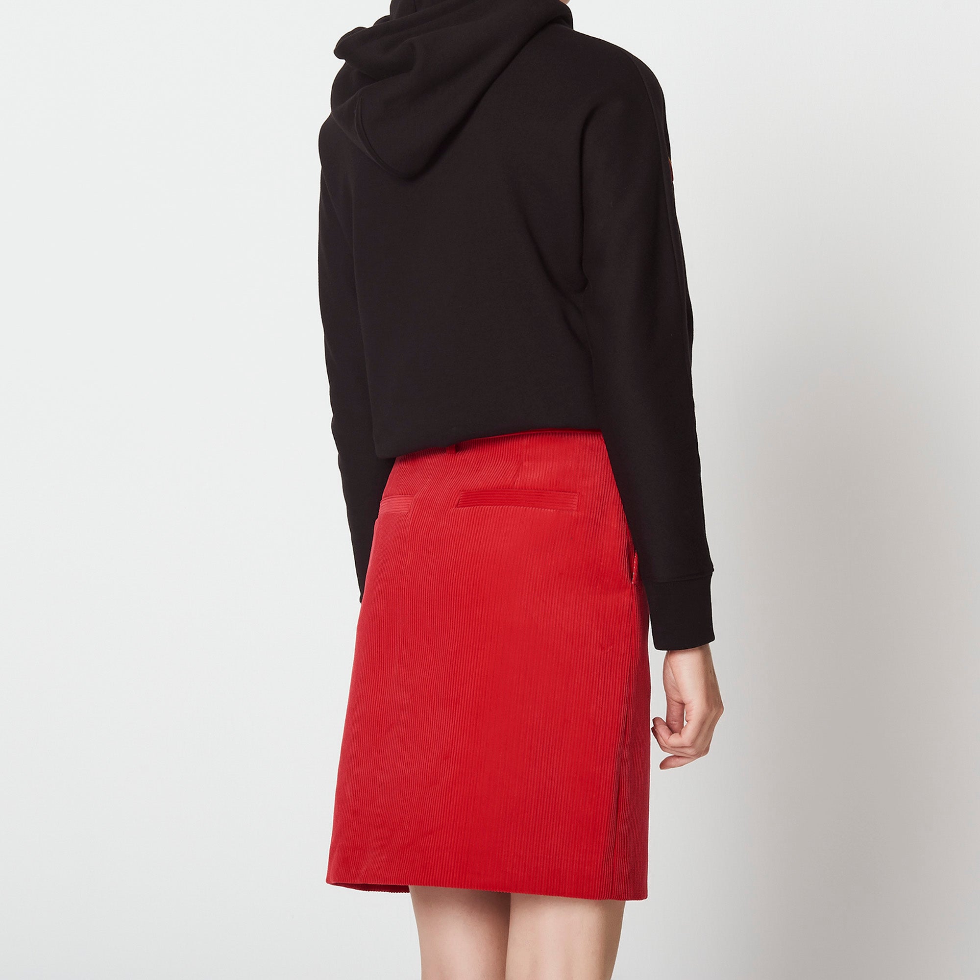 Jupe courte en velours Sandro seconde main