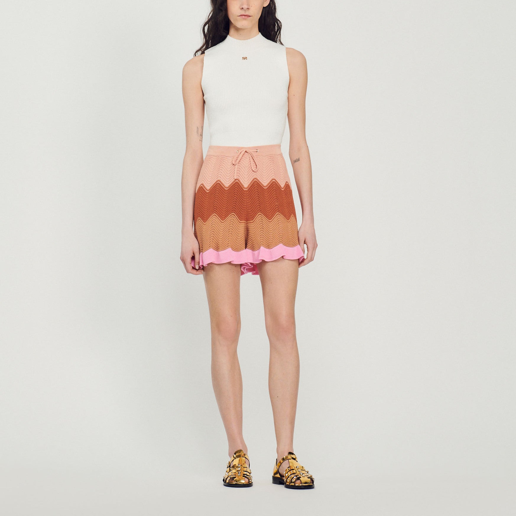 Short en Maille Sandro seconde main