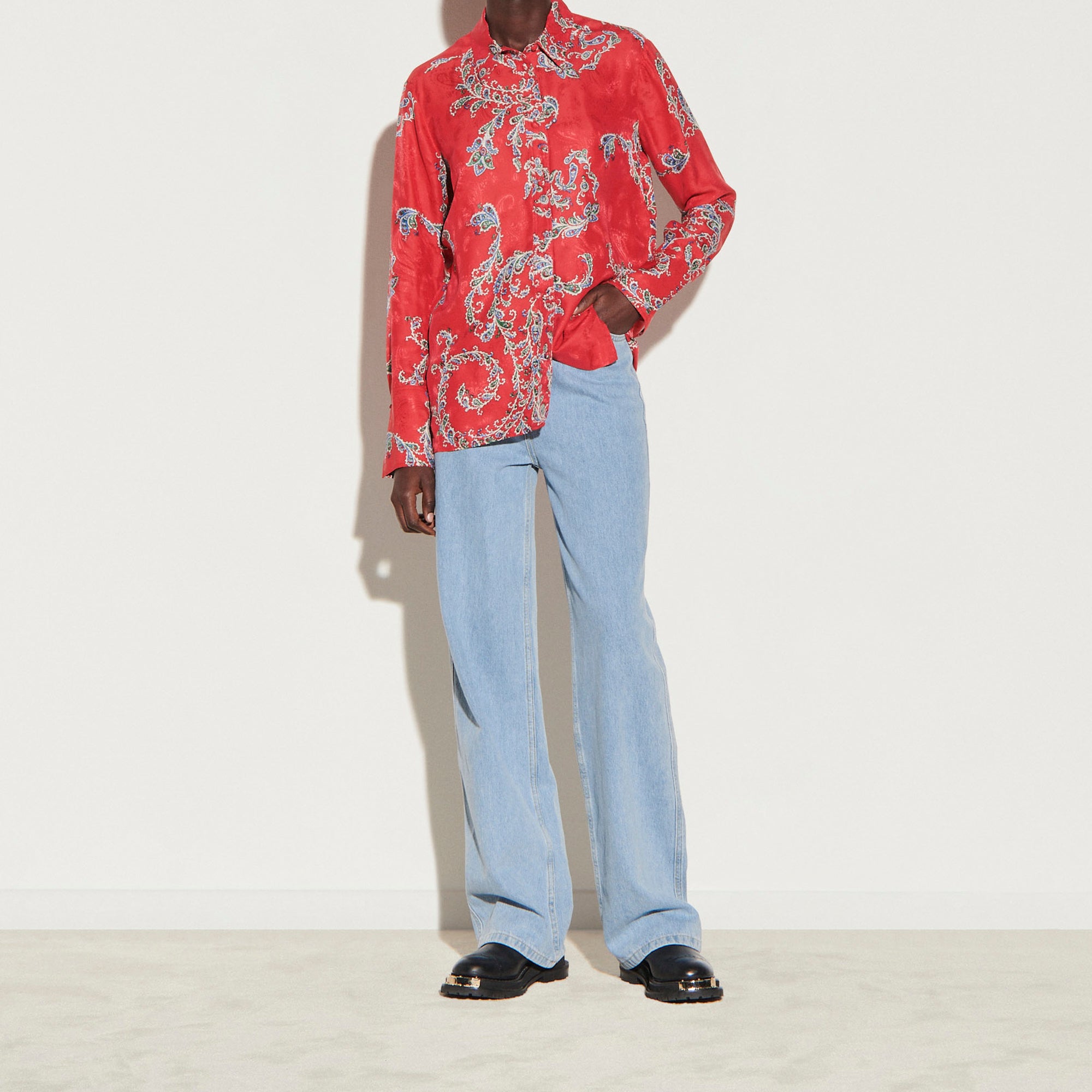 Chemise imprimée en all-over Sandro seconde main