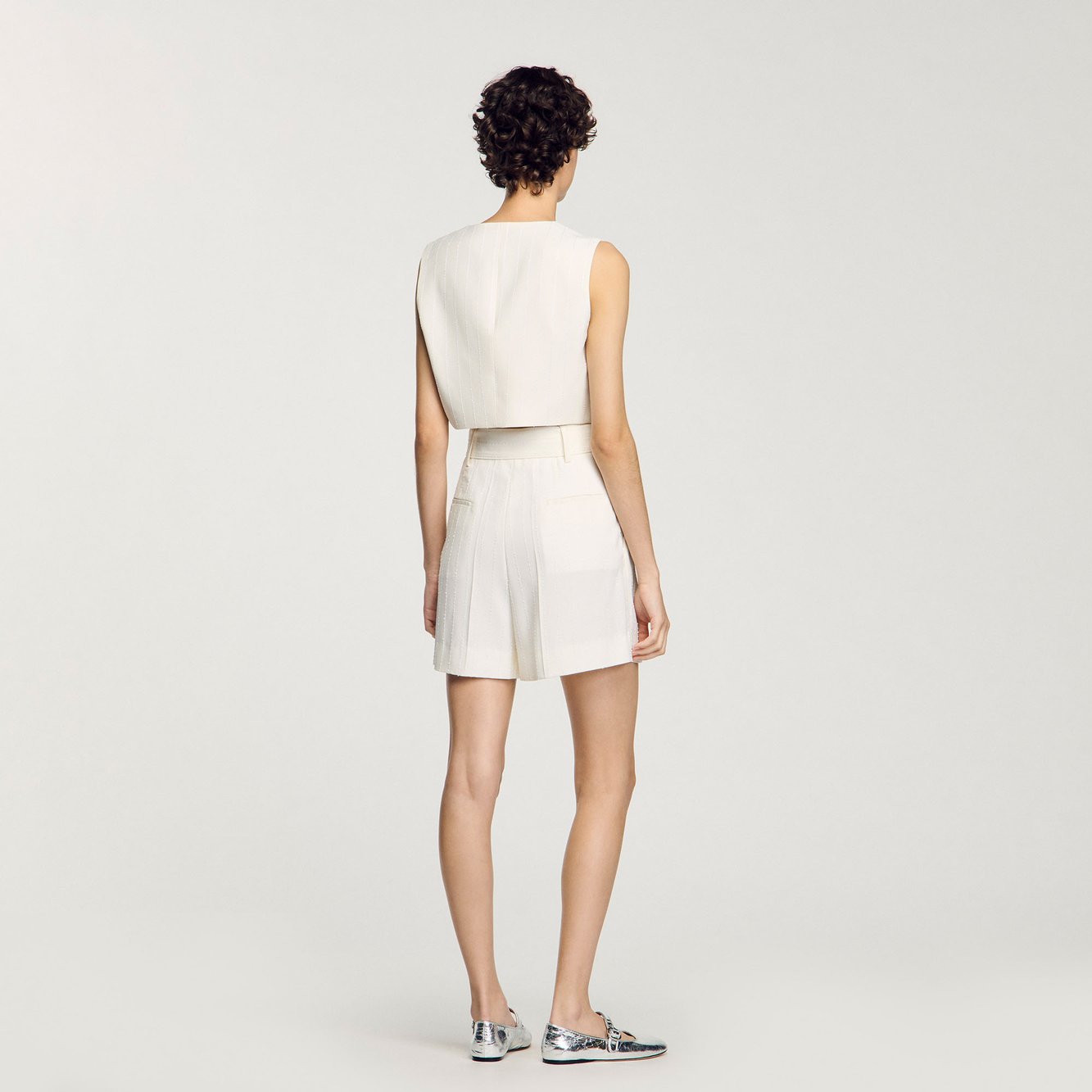 Short taille haute à sequins Sandro seconde main