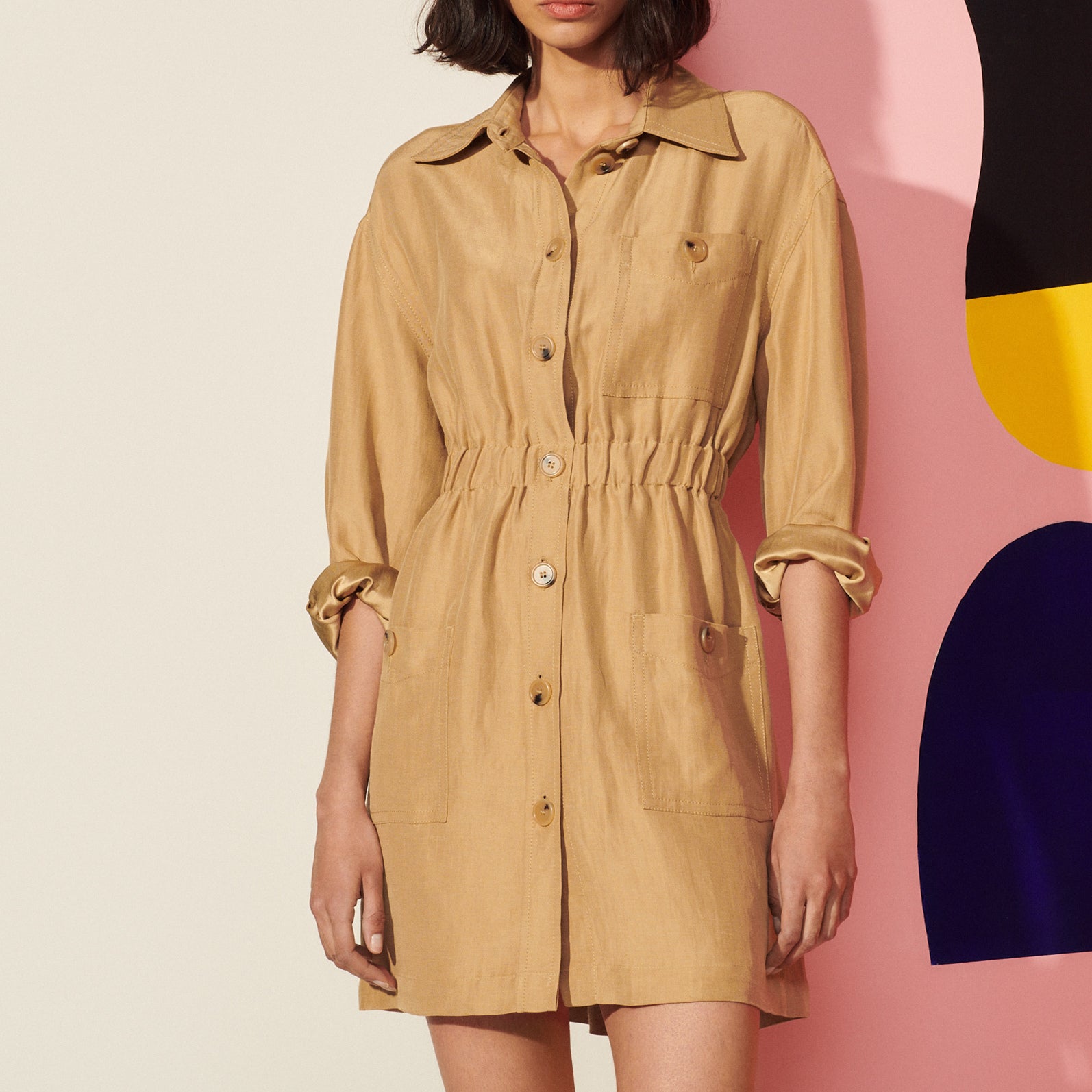 Robe façon Chemise Sandro seconde main