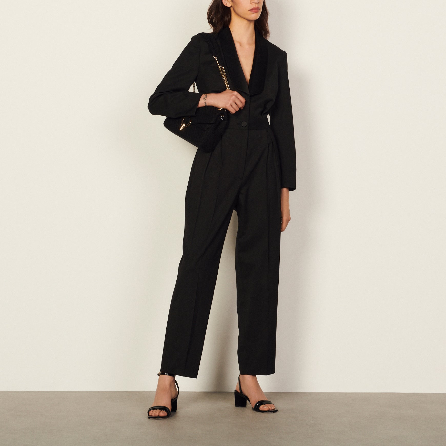 COMBINAISON Noir Sandro seconde main