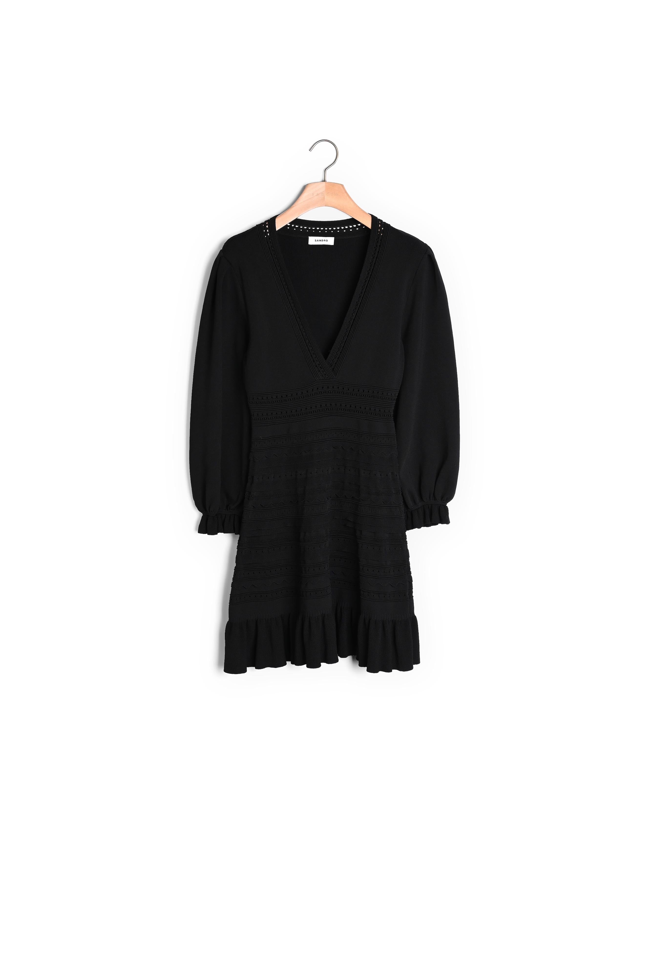 Robe courte à volants Sandro seconde main