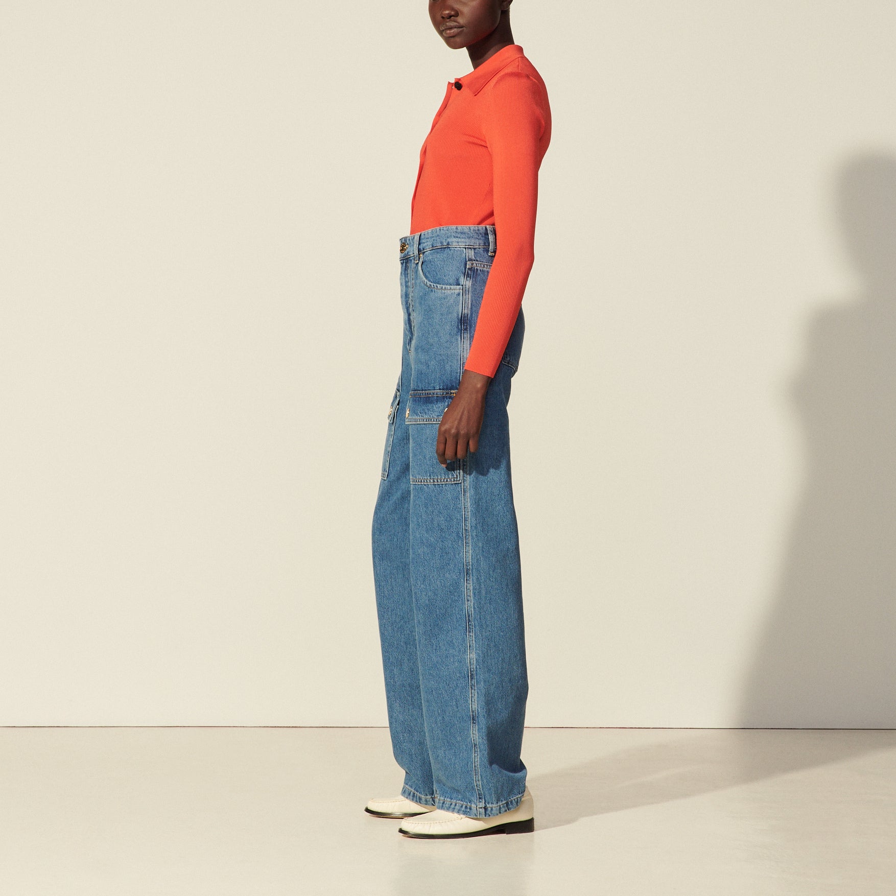 Jean large avec poches plaquées Sandro seconde main