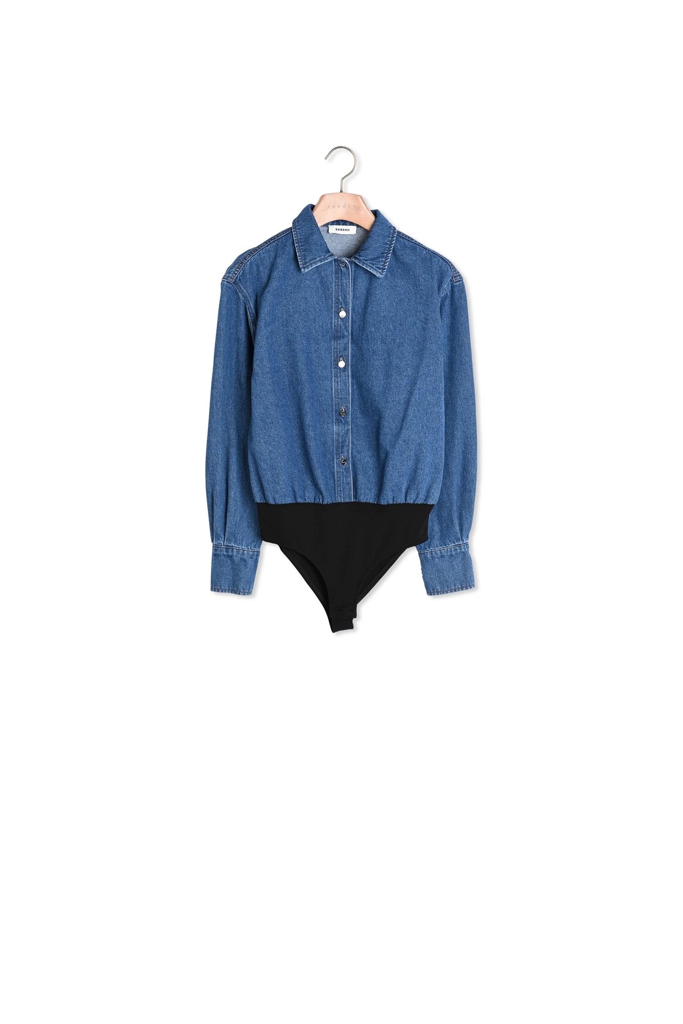 Chemise body en Jean Sandro seconde main