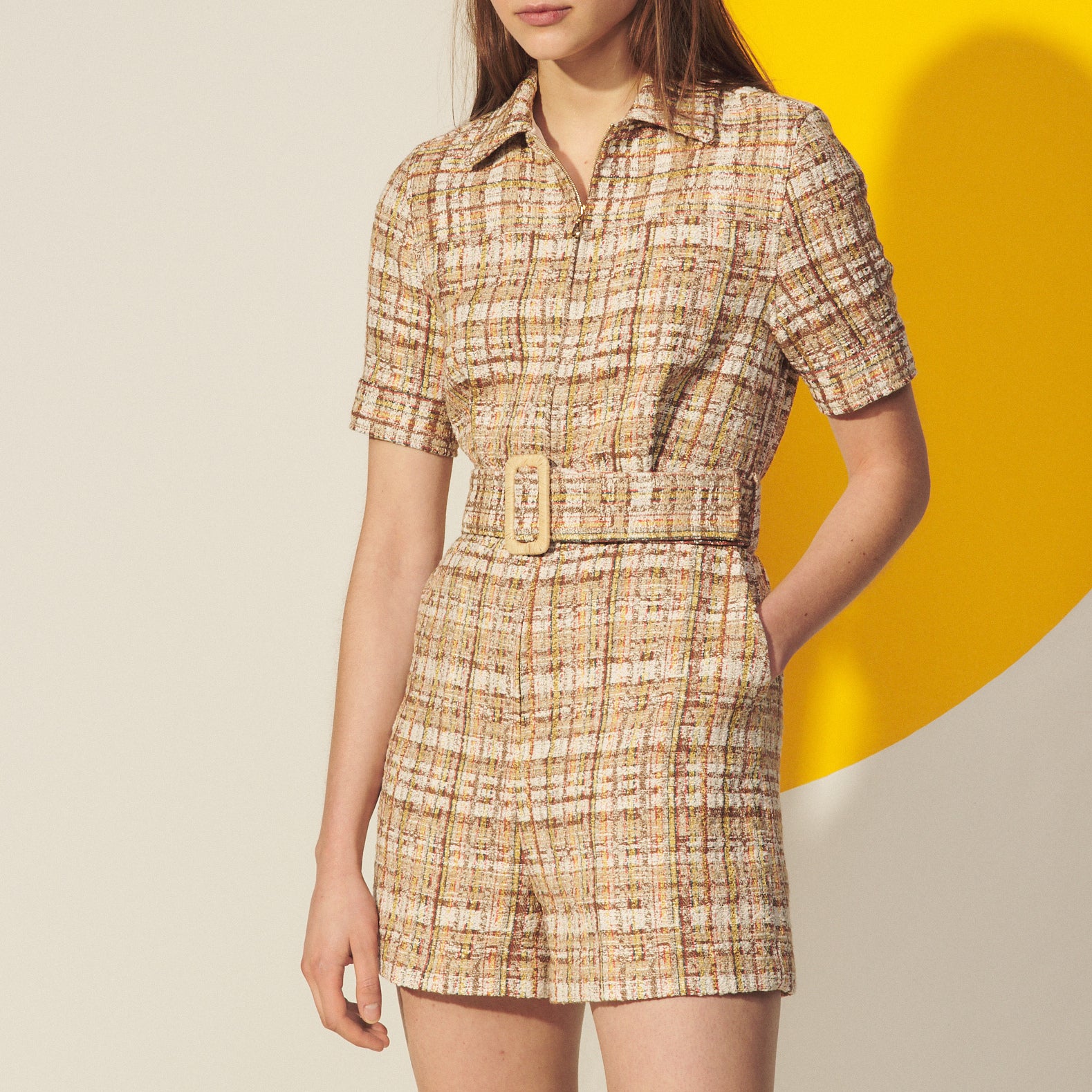 CombiShort en tweed Sandro seconde main