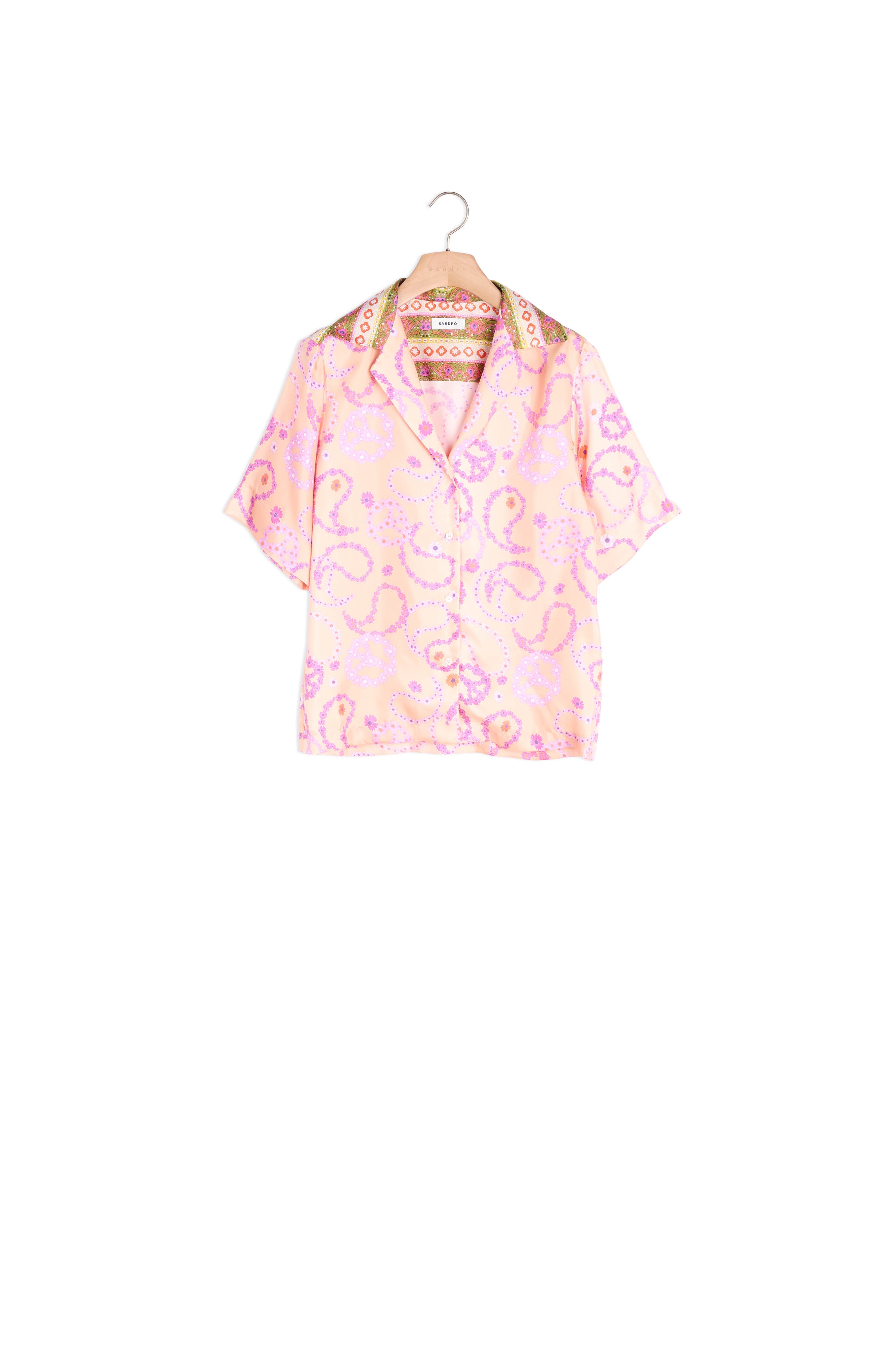 Chemise fluide imprimé Peace&Love Sandro seconde main