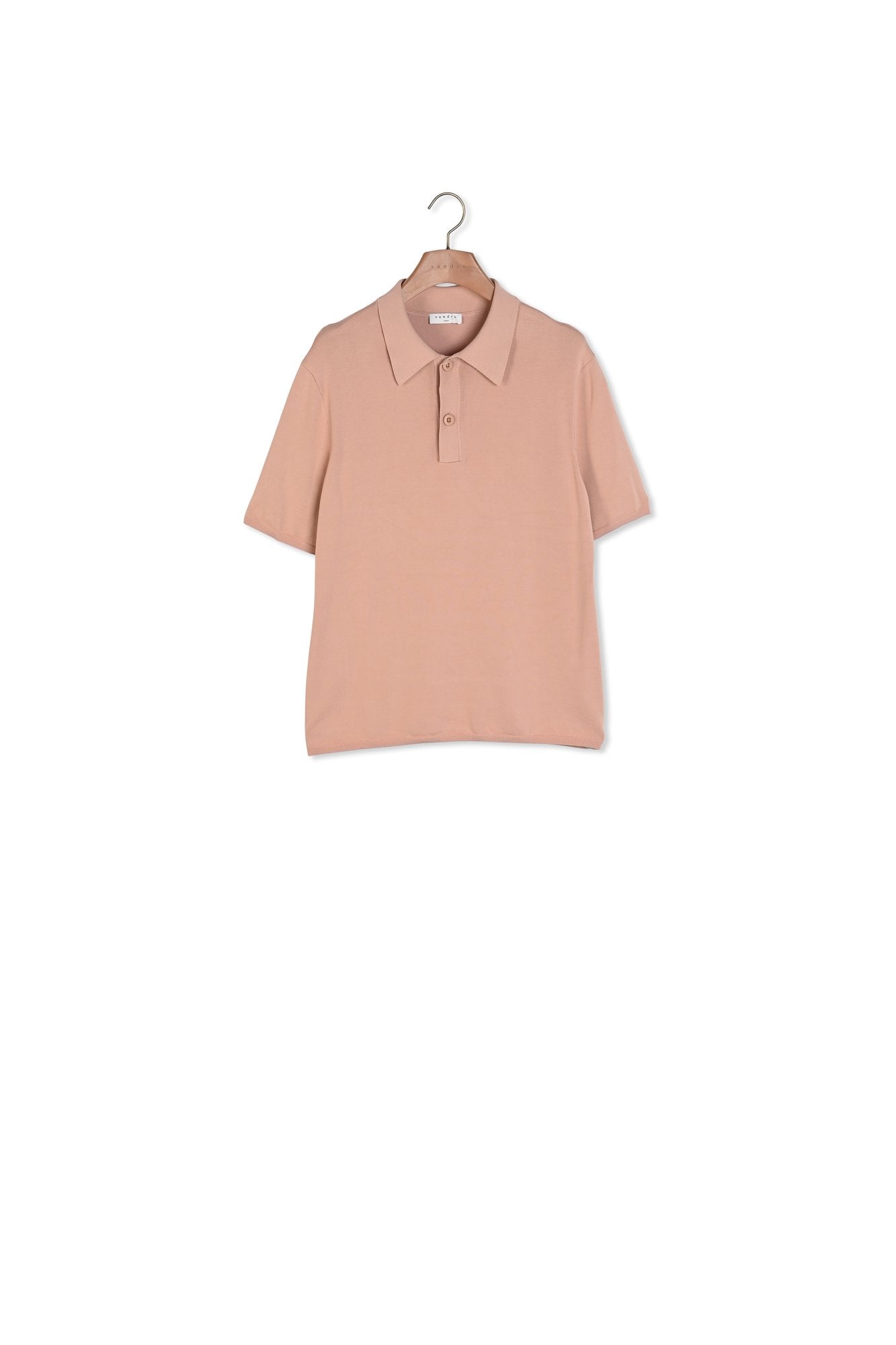 Polo en Maille fine manches courtes Sandro seconde main