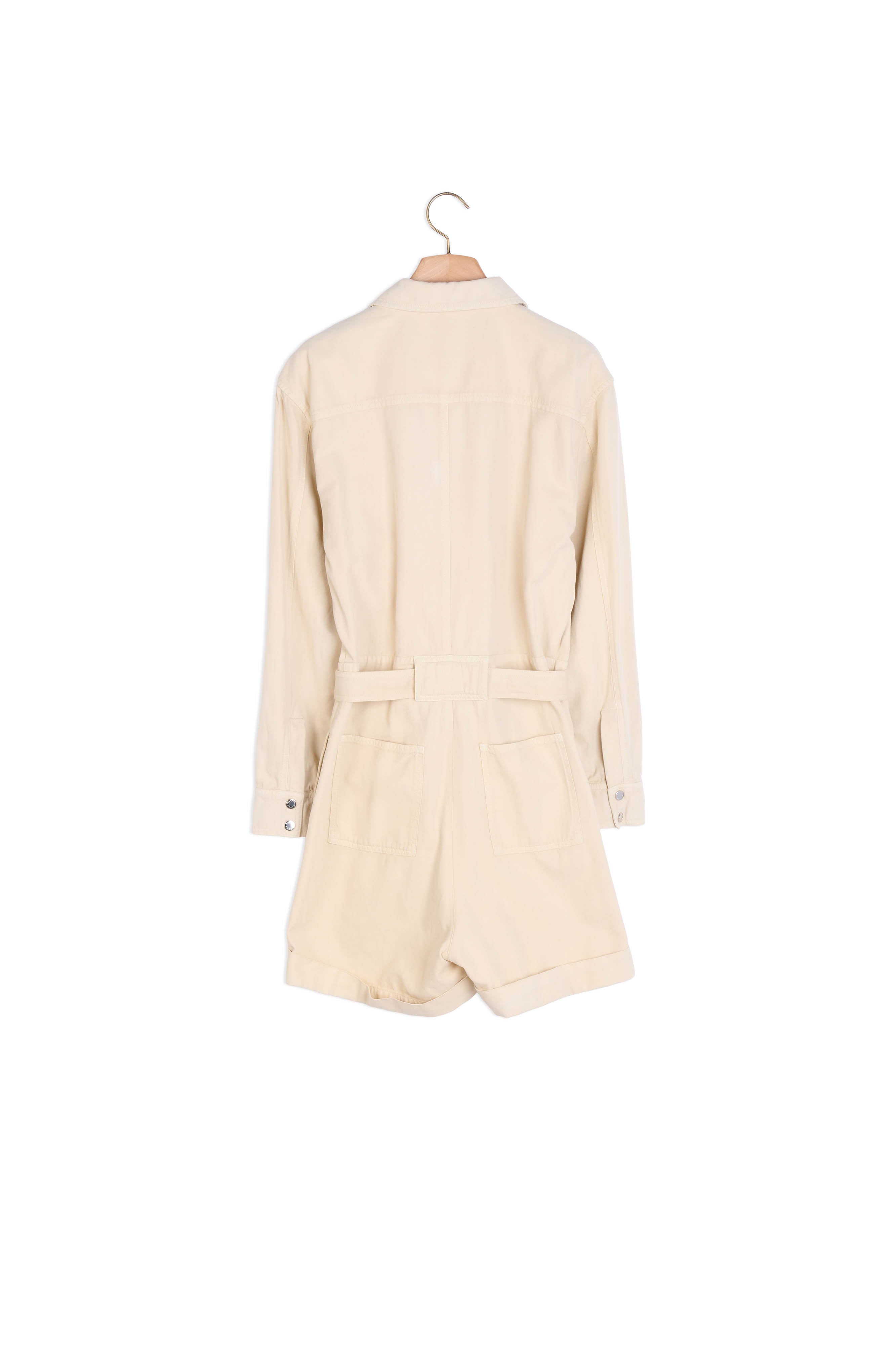 Combinaison Short en coton et lin Sandro seconde main