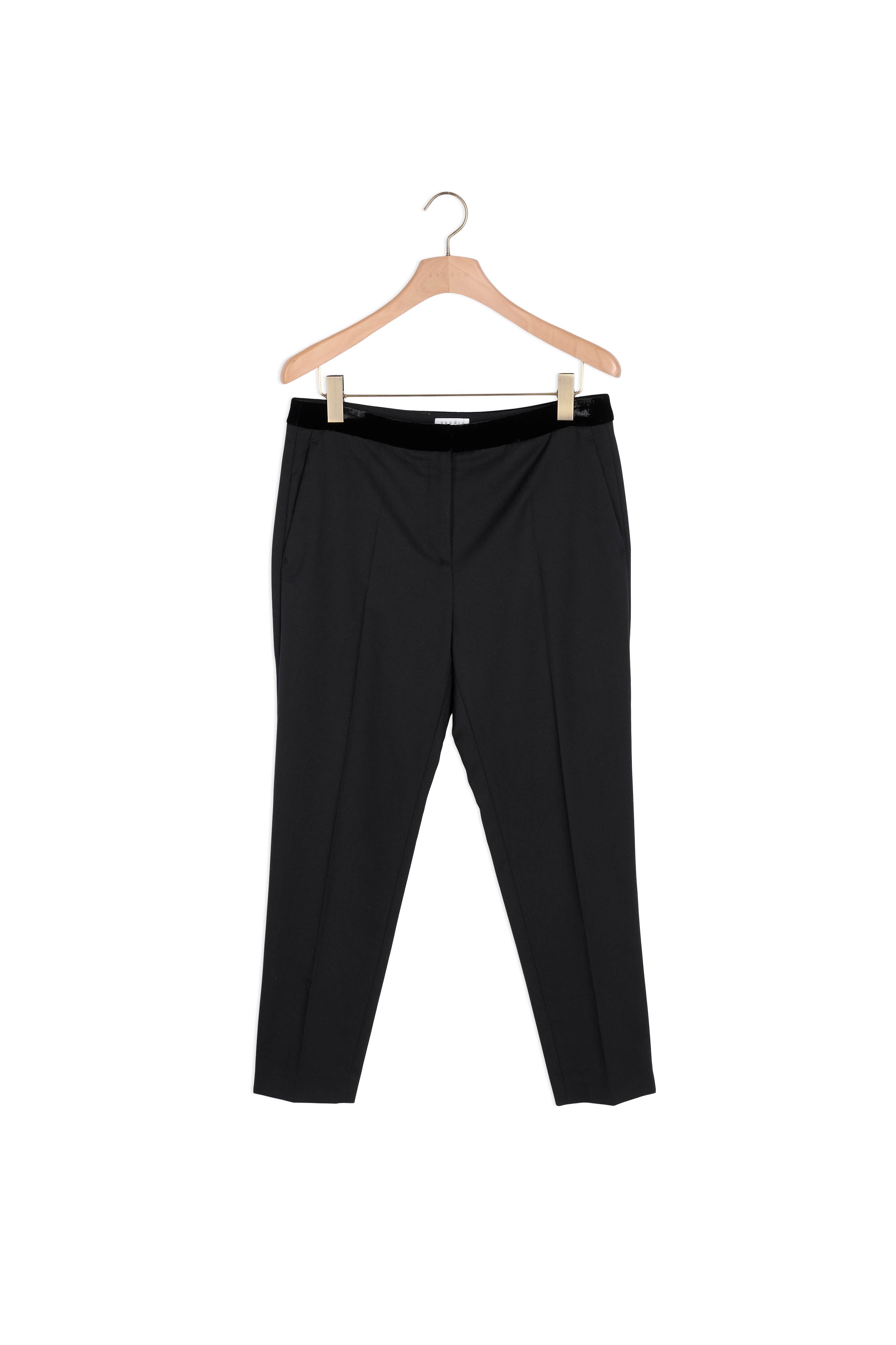 Pantalon de costume droit Sandro seconde main