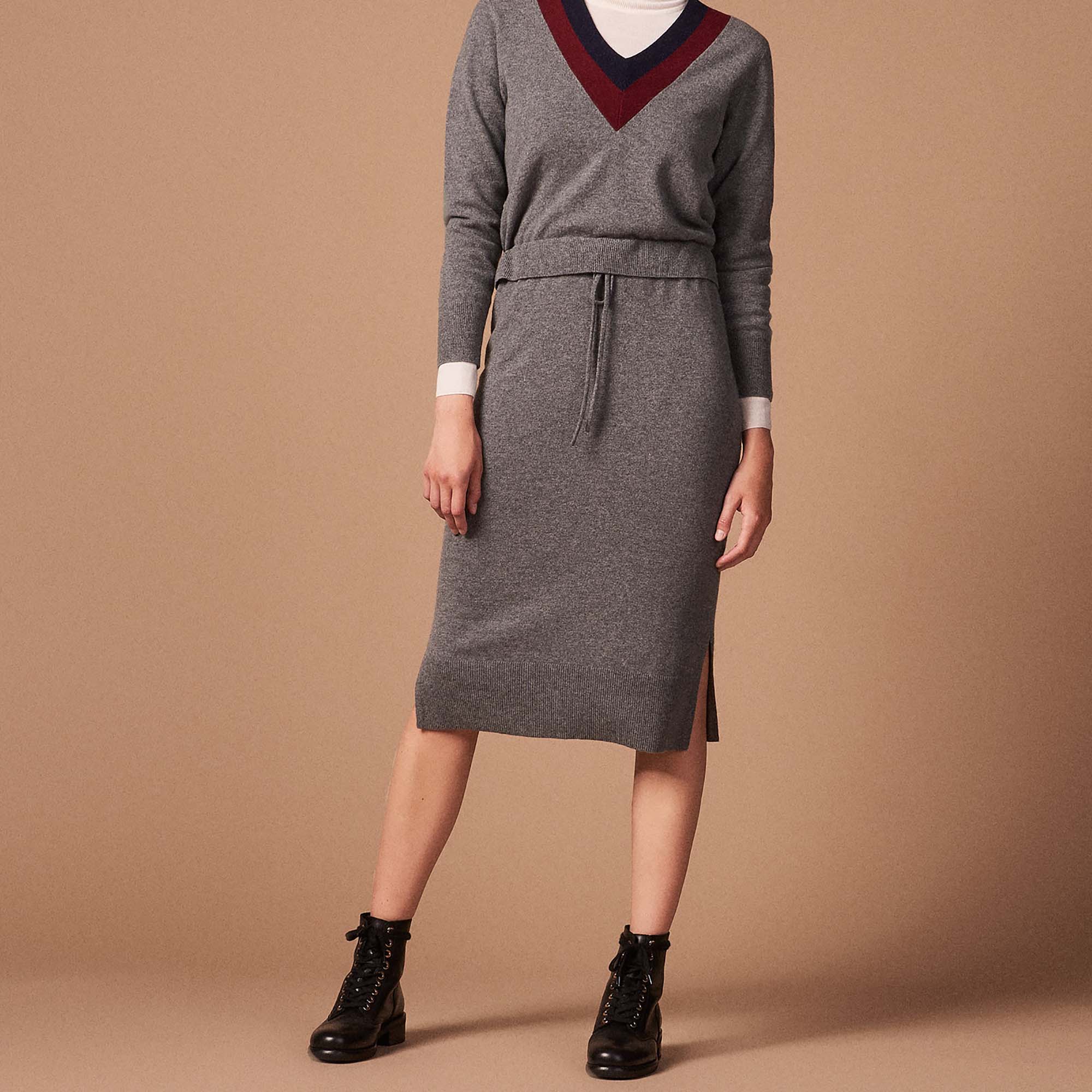 Robe longue en Maille Sandro seconde main