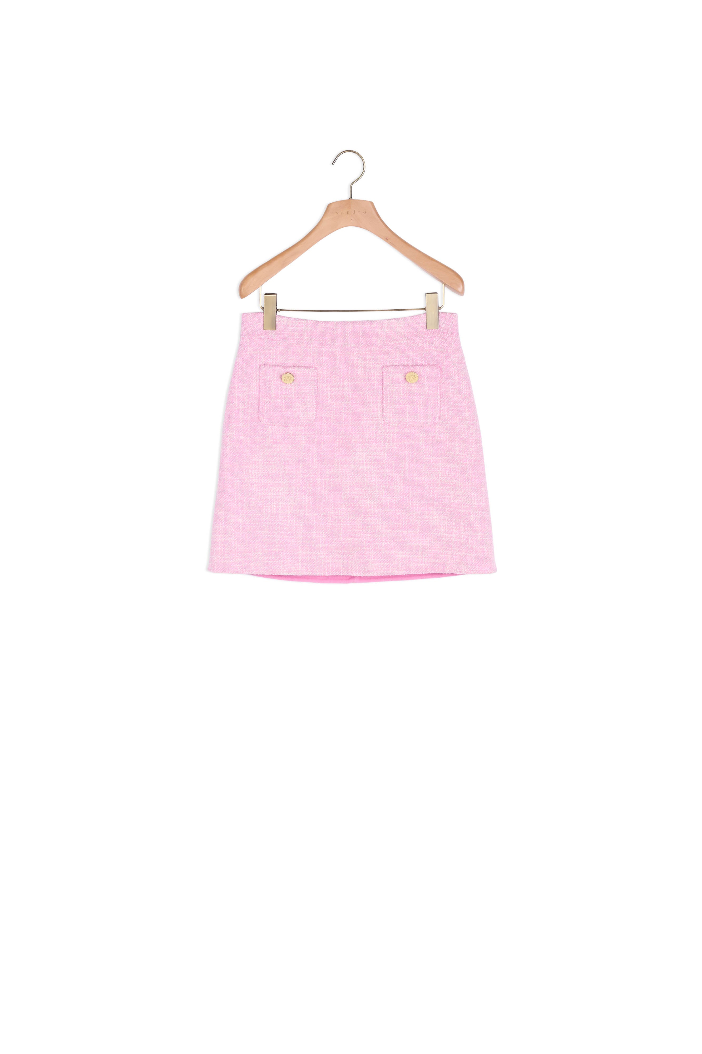 Jupe courte en laine Sandro seconde main