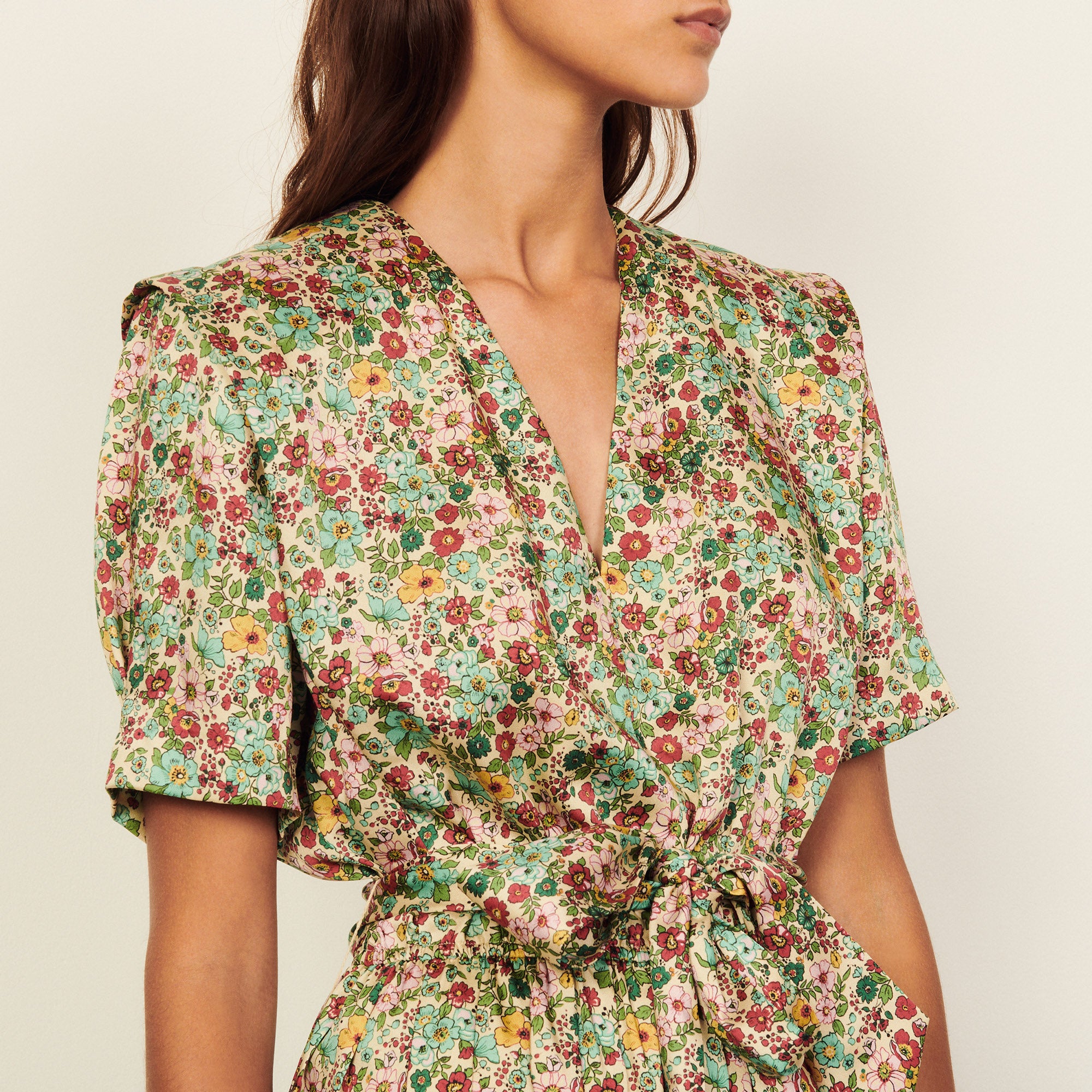 Robe longue imprimée Sandro seconde main