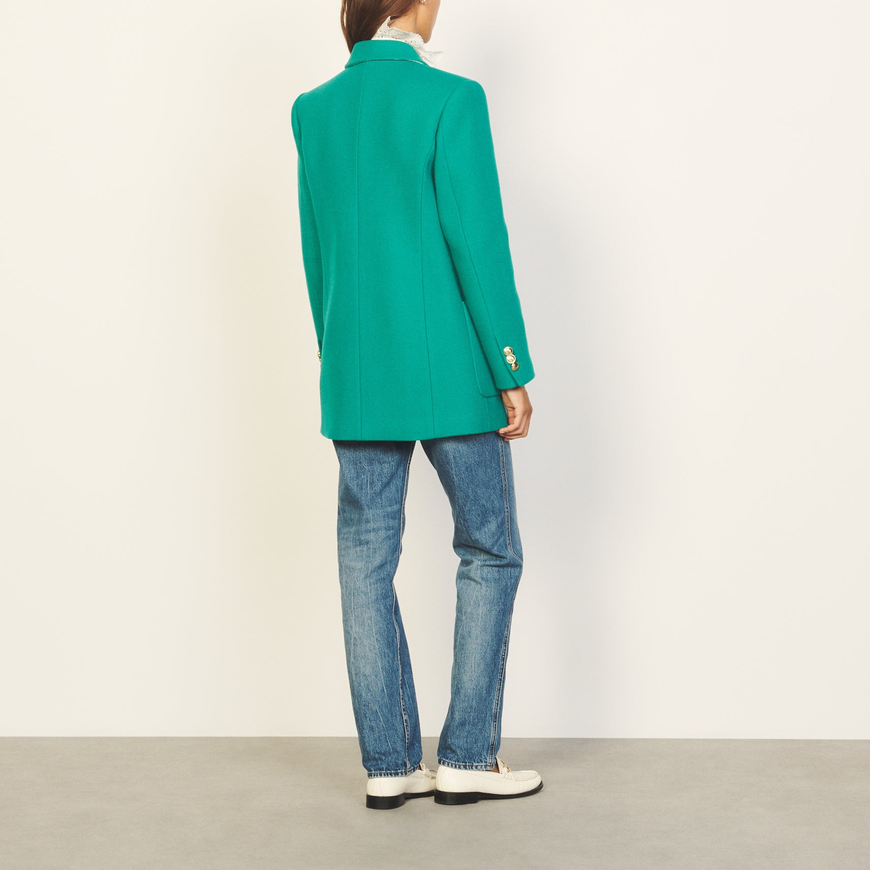 Outerwear Vert Emeraude Sandro seconde main