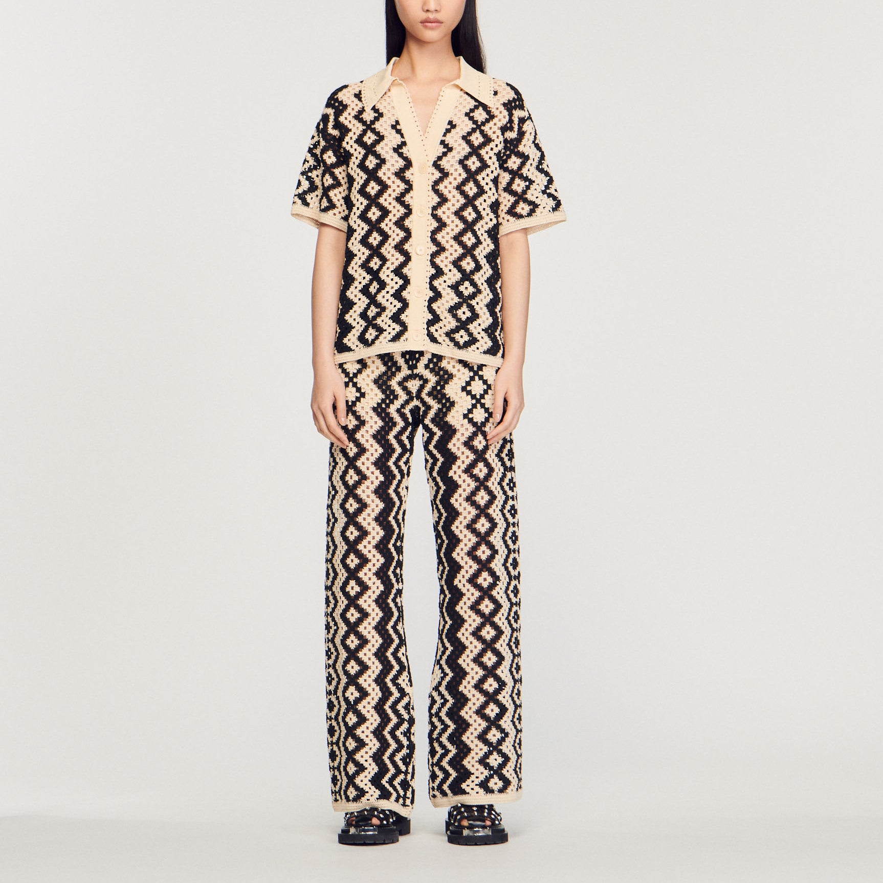 Top en crochet Sandro seconde main