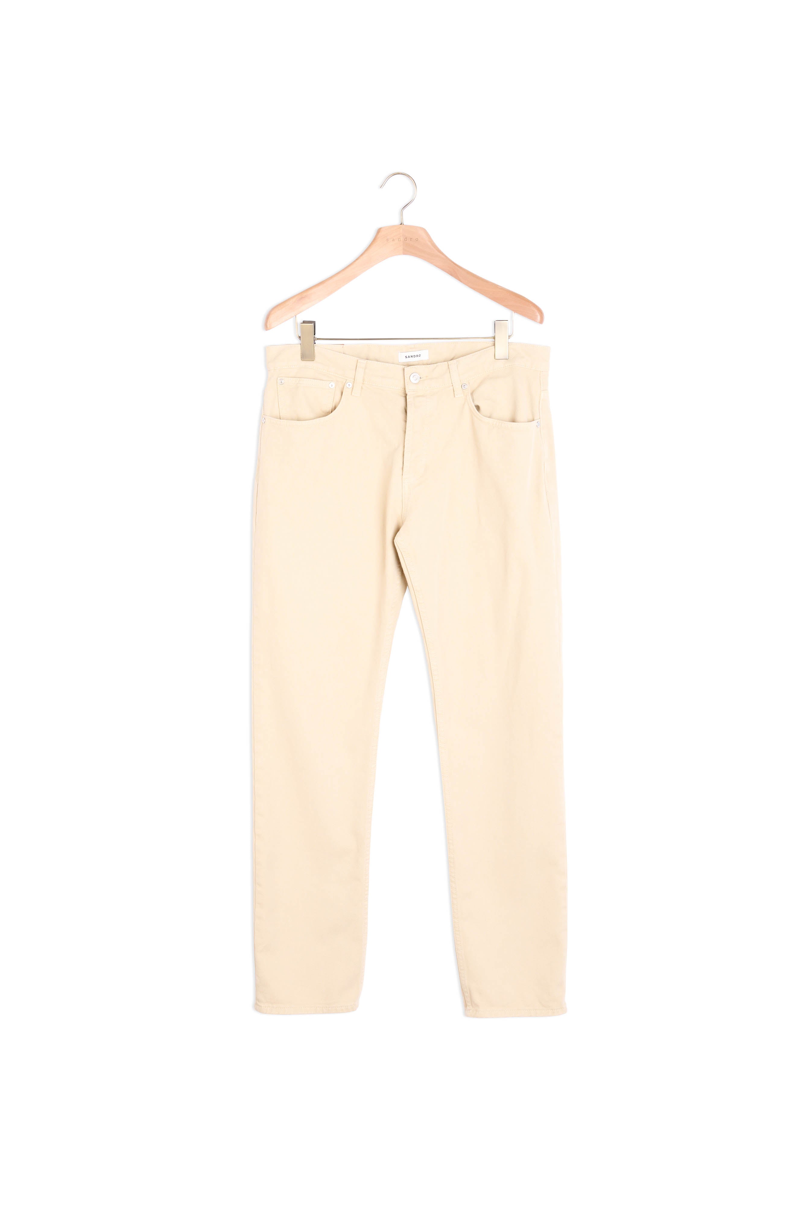 Jean en coton coupe slim Sandro seconde main