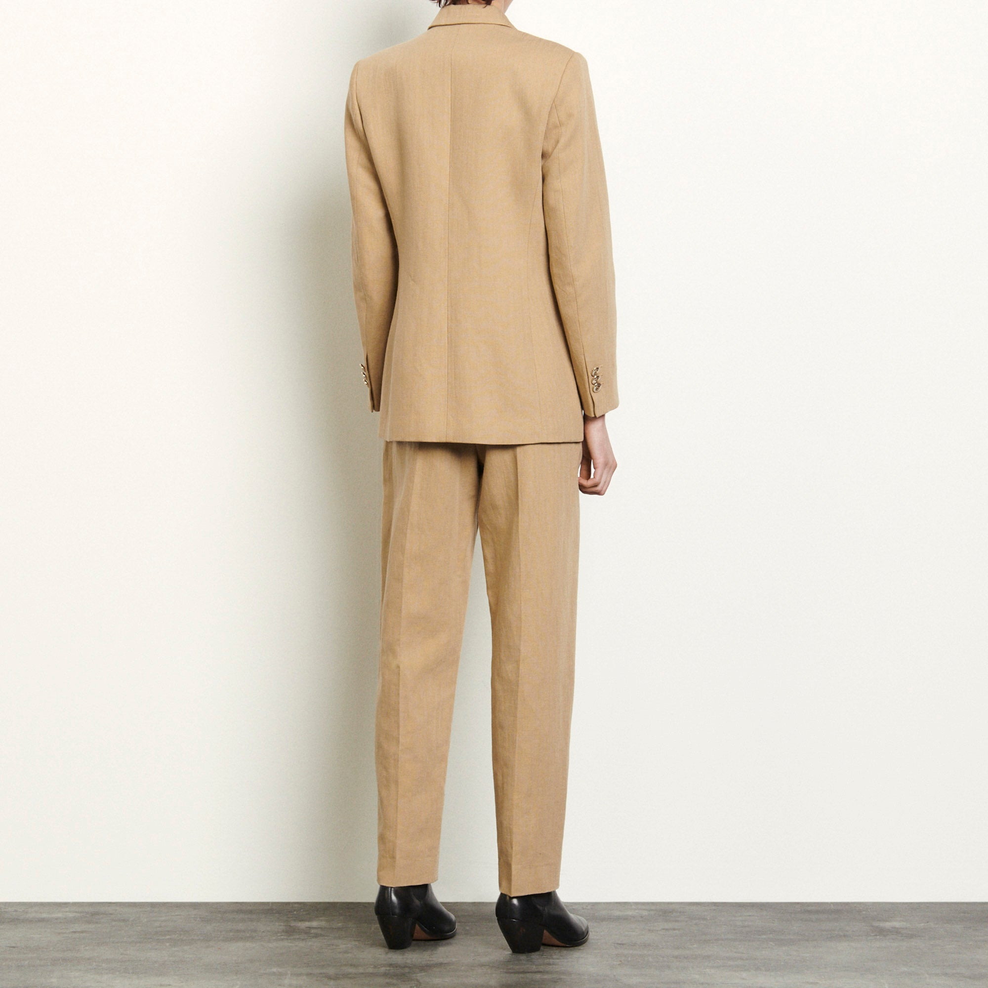 Veste tailleur à revers contrastant Sandro seconde main