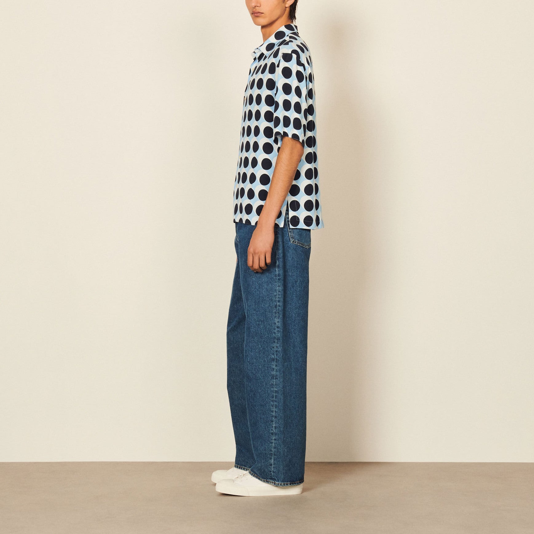 Chemise fluide imprimée Sandro seconde main