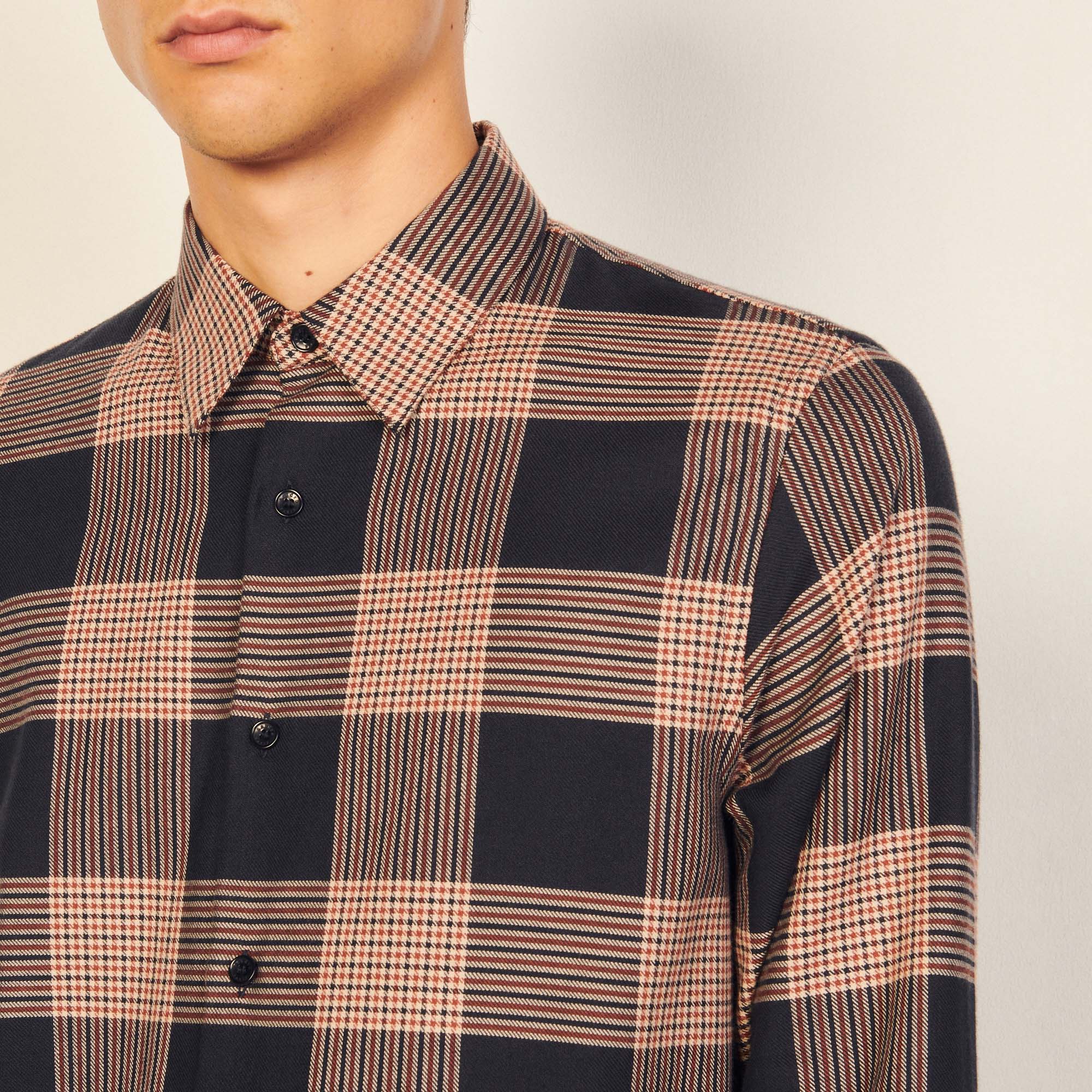 Chemise Marine Sandro seconde main