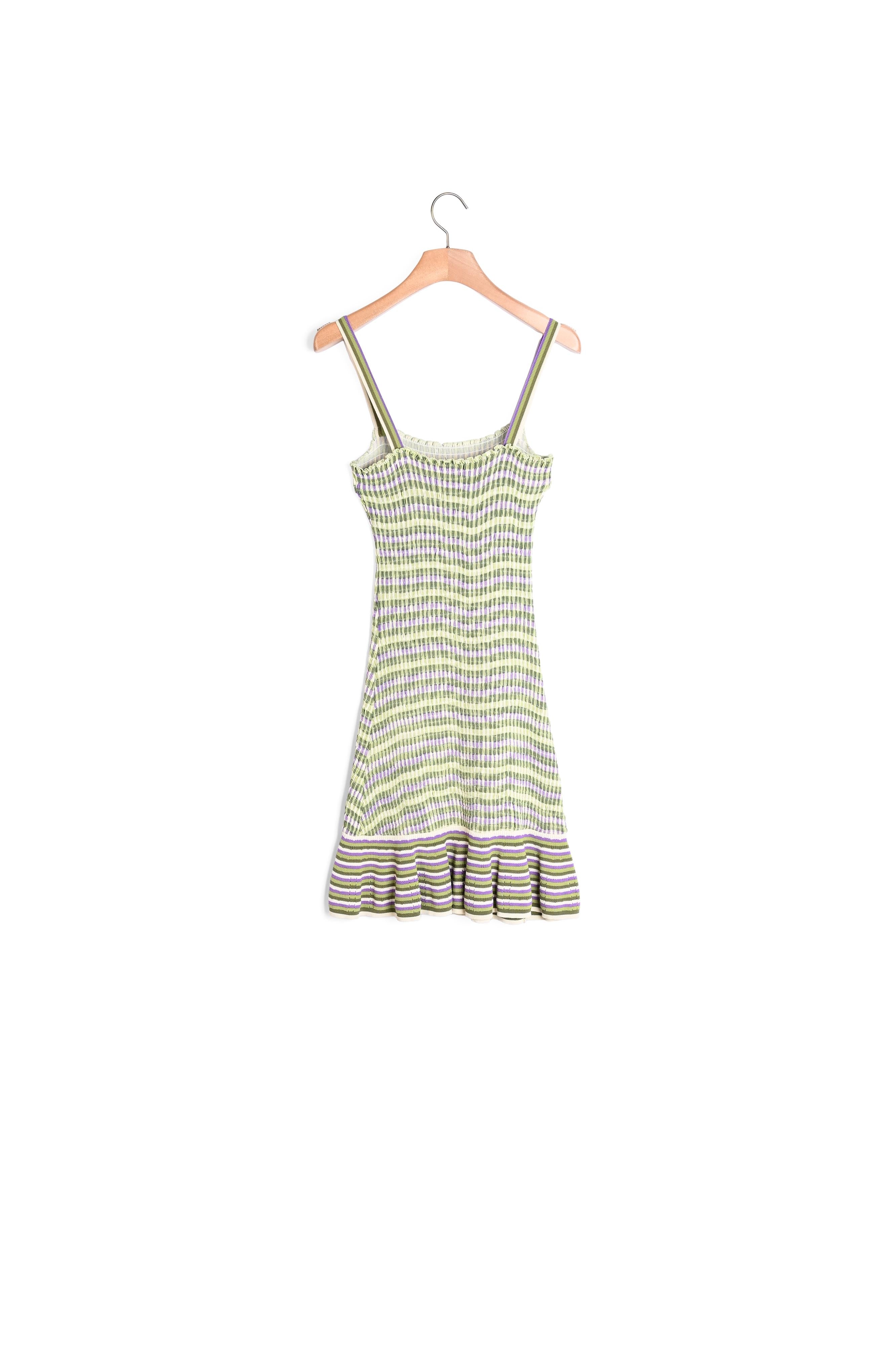 Robe en Maille smockée Sandro seconde main