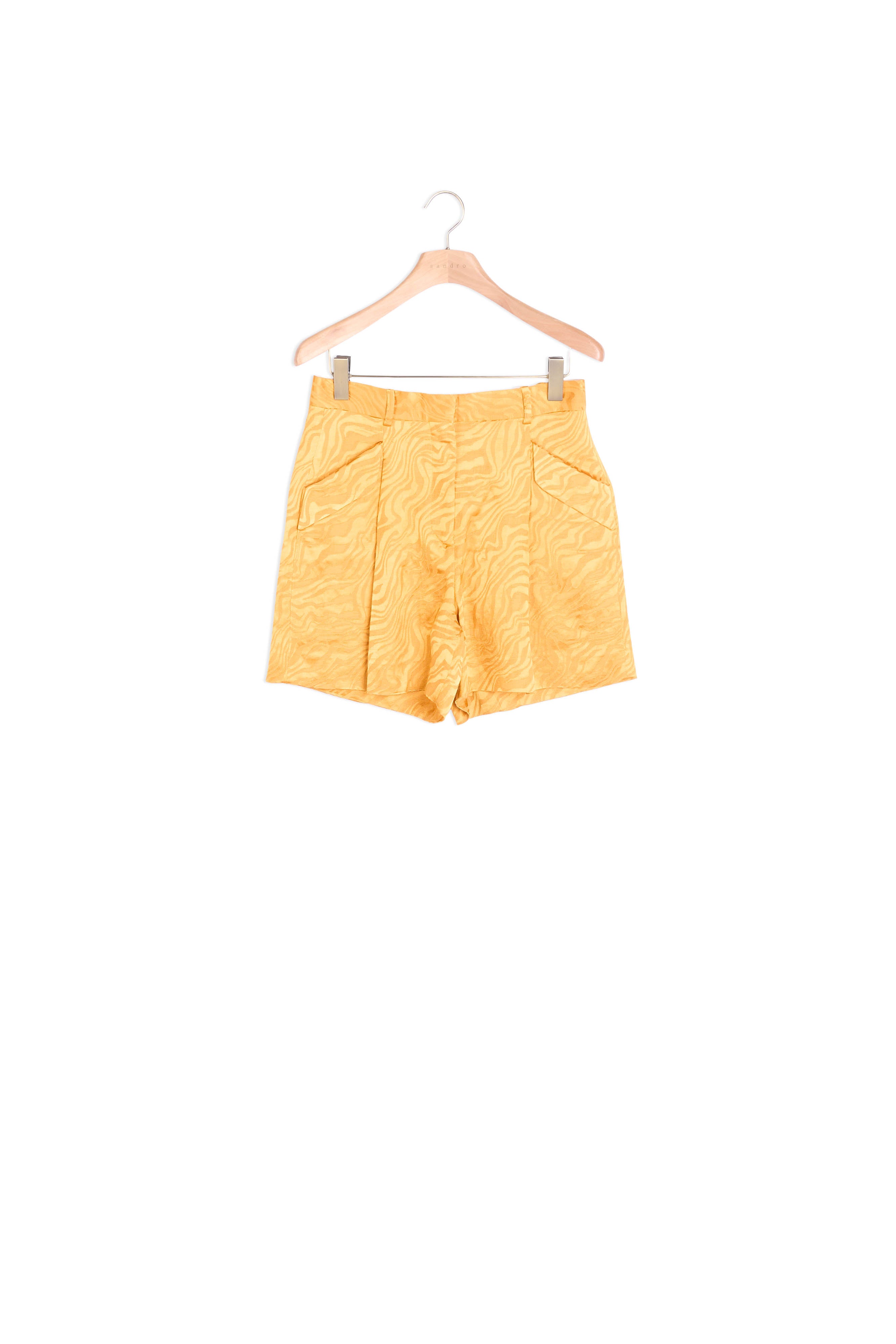 Short large au jacquard ton sur ton Sandro seconde main