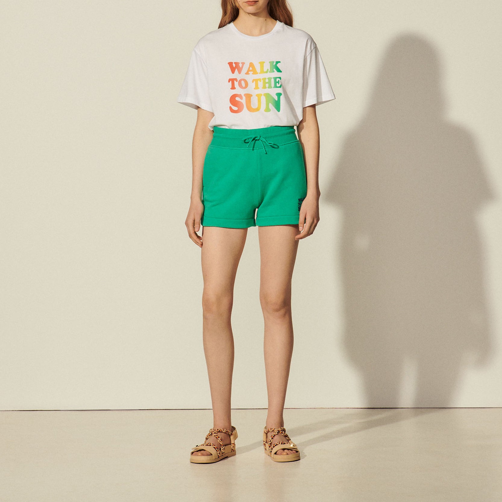 Short en molleton Sandro seconde main