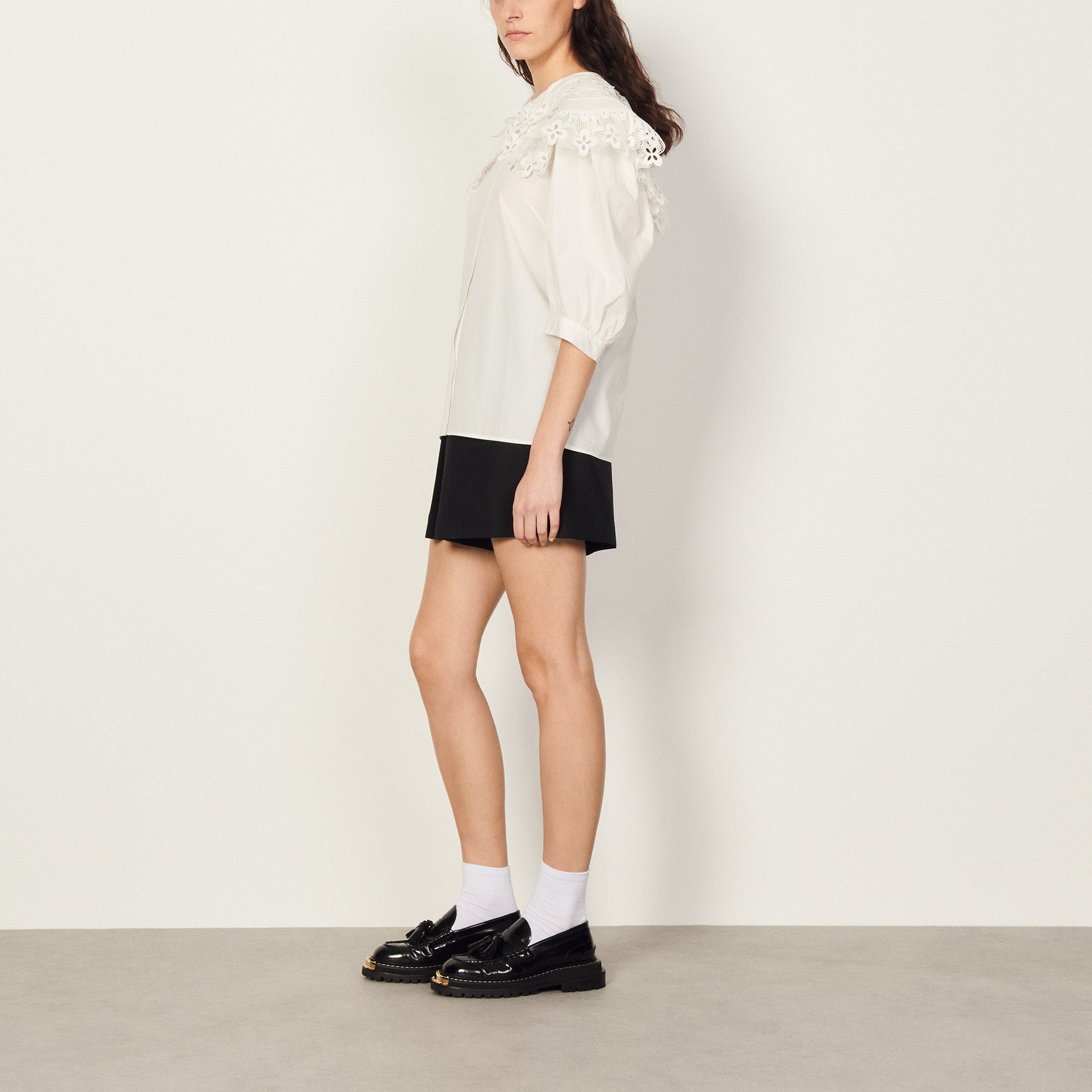 Chemise en coton Sandro seconde main